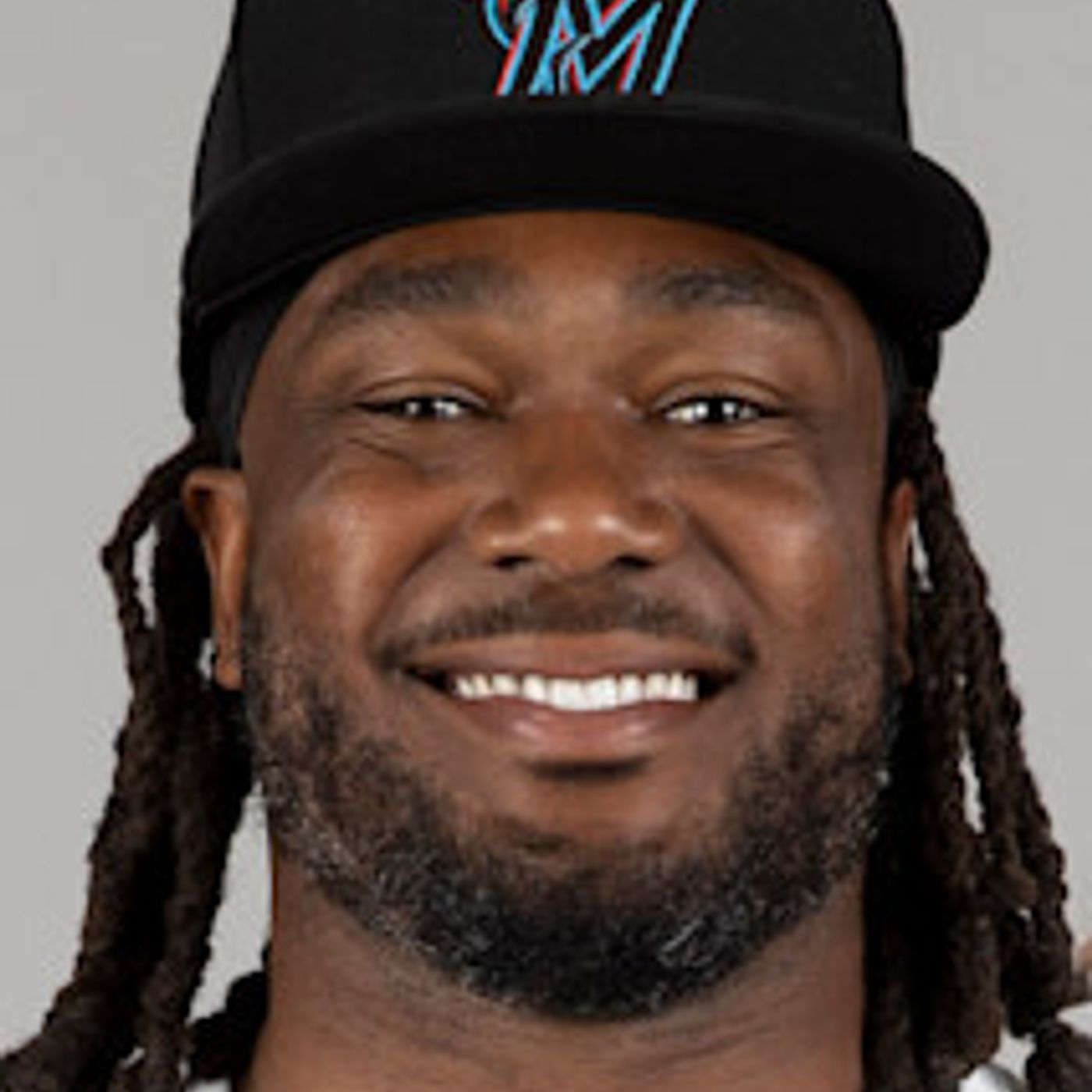 Miami Marlins Josh Bell & Coach Mike Mayden