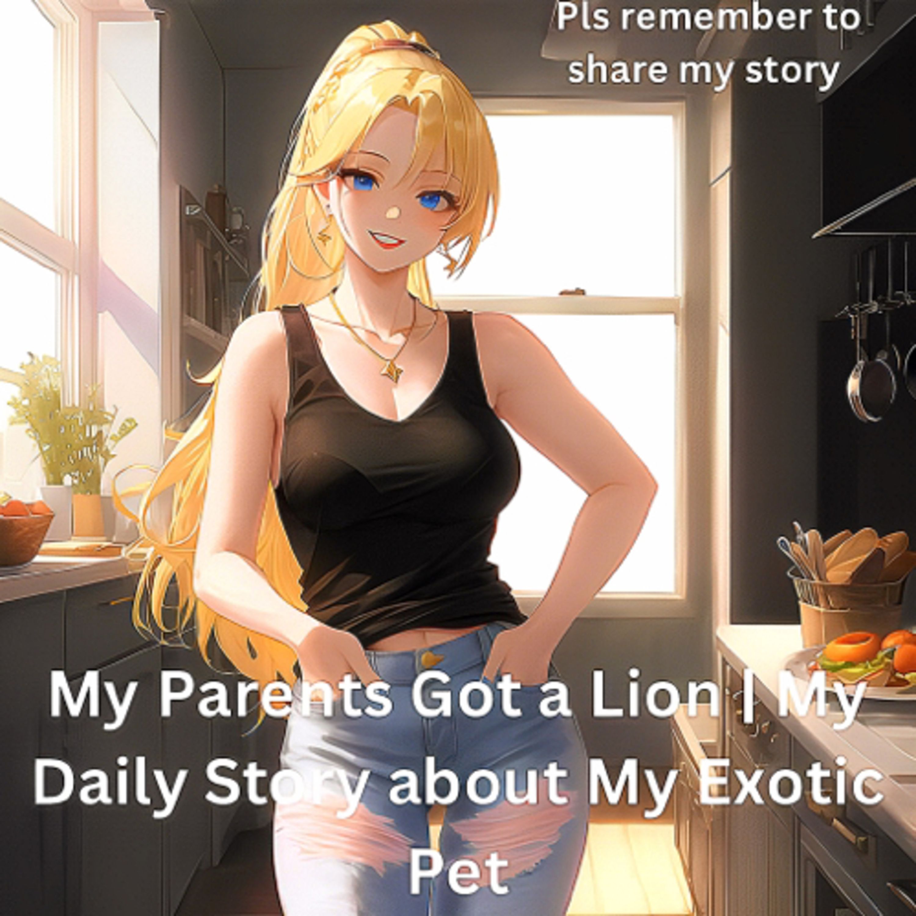 S17 Ep10: My Parents Got a Lion 🦁 | my daily Story about My Exotic Pet 🦮 😊