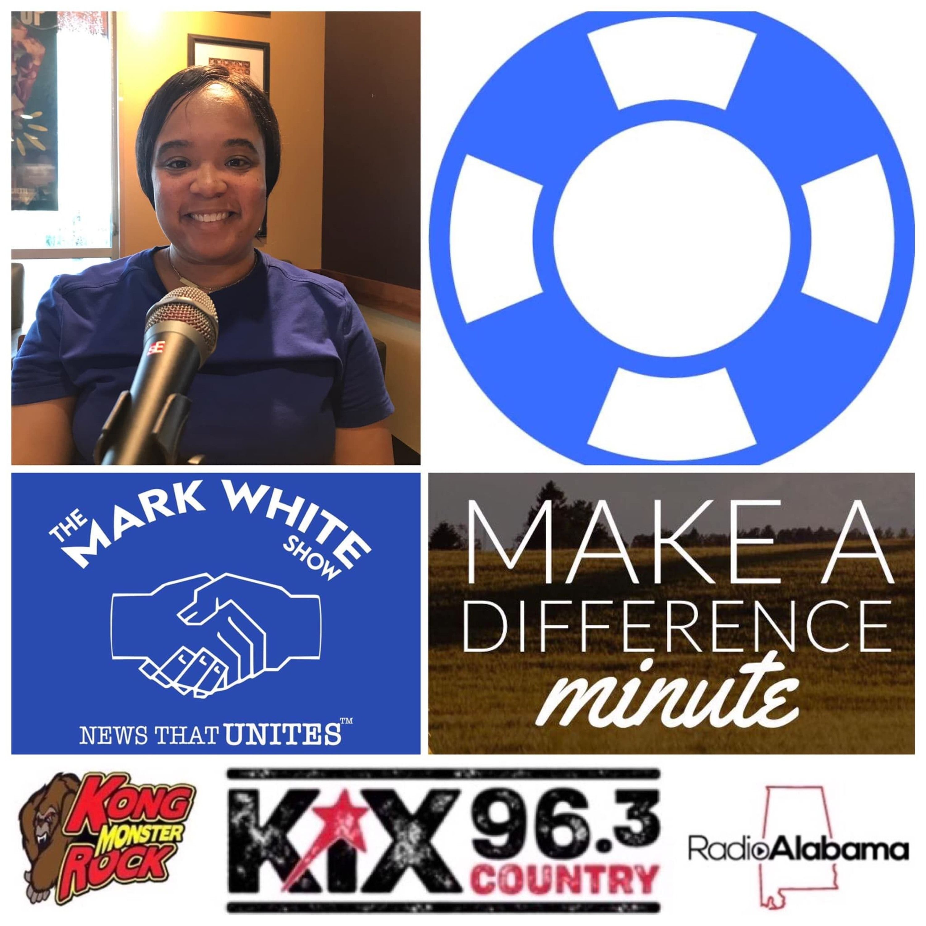 Meesha Emmett with American Foundation for Suicide Prevention Alabama Chapter