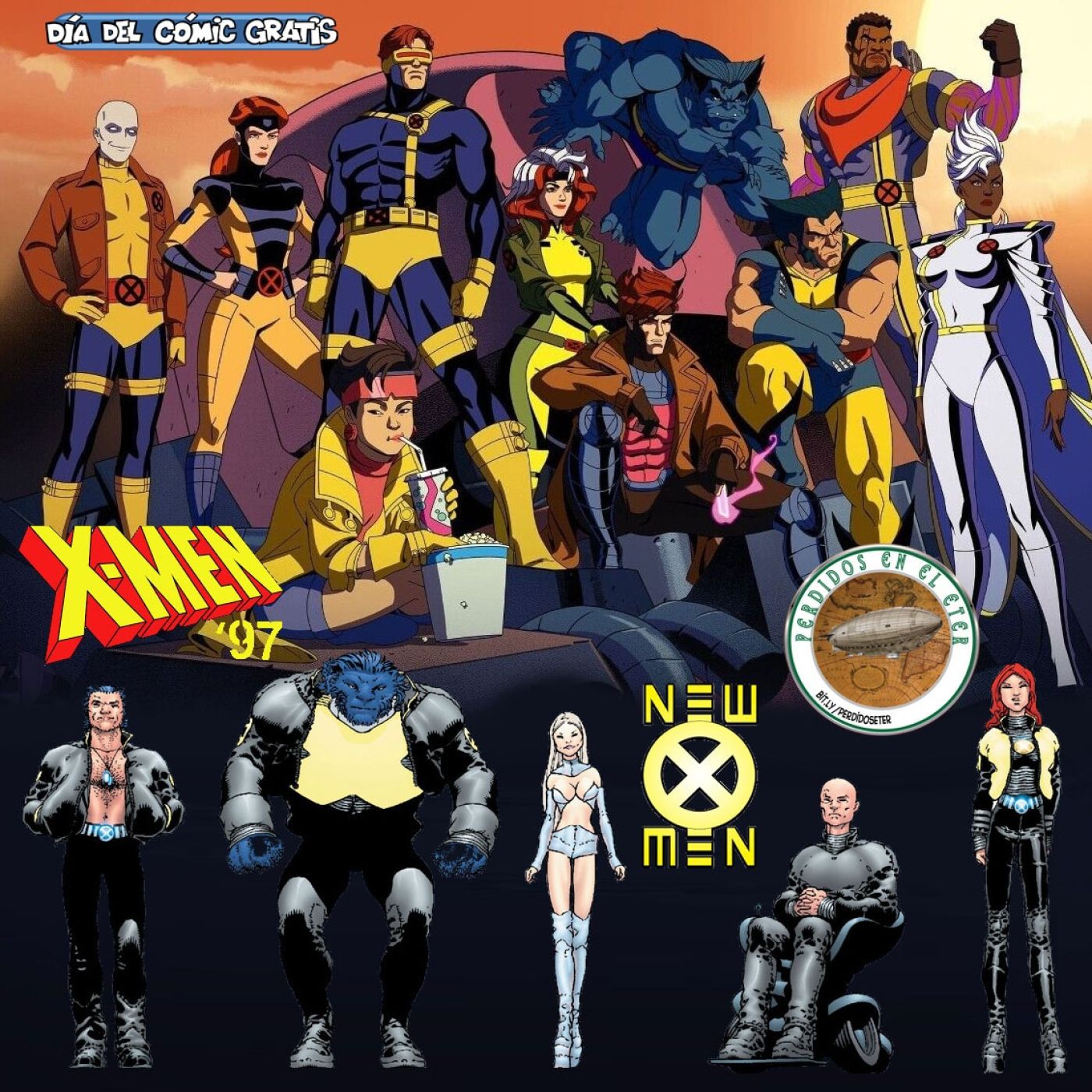 S22 Ep577: Perdidos En El Éter #577 - X-Men '97 (T1) / New X-Men (Comics) / Día Del Comic Gratis Uruguay episode artwork