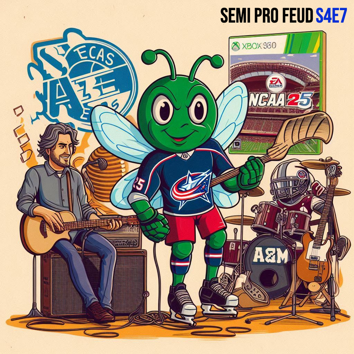 Semi Pro Feud S4E7 - Stinger & The Police episode artwork