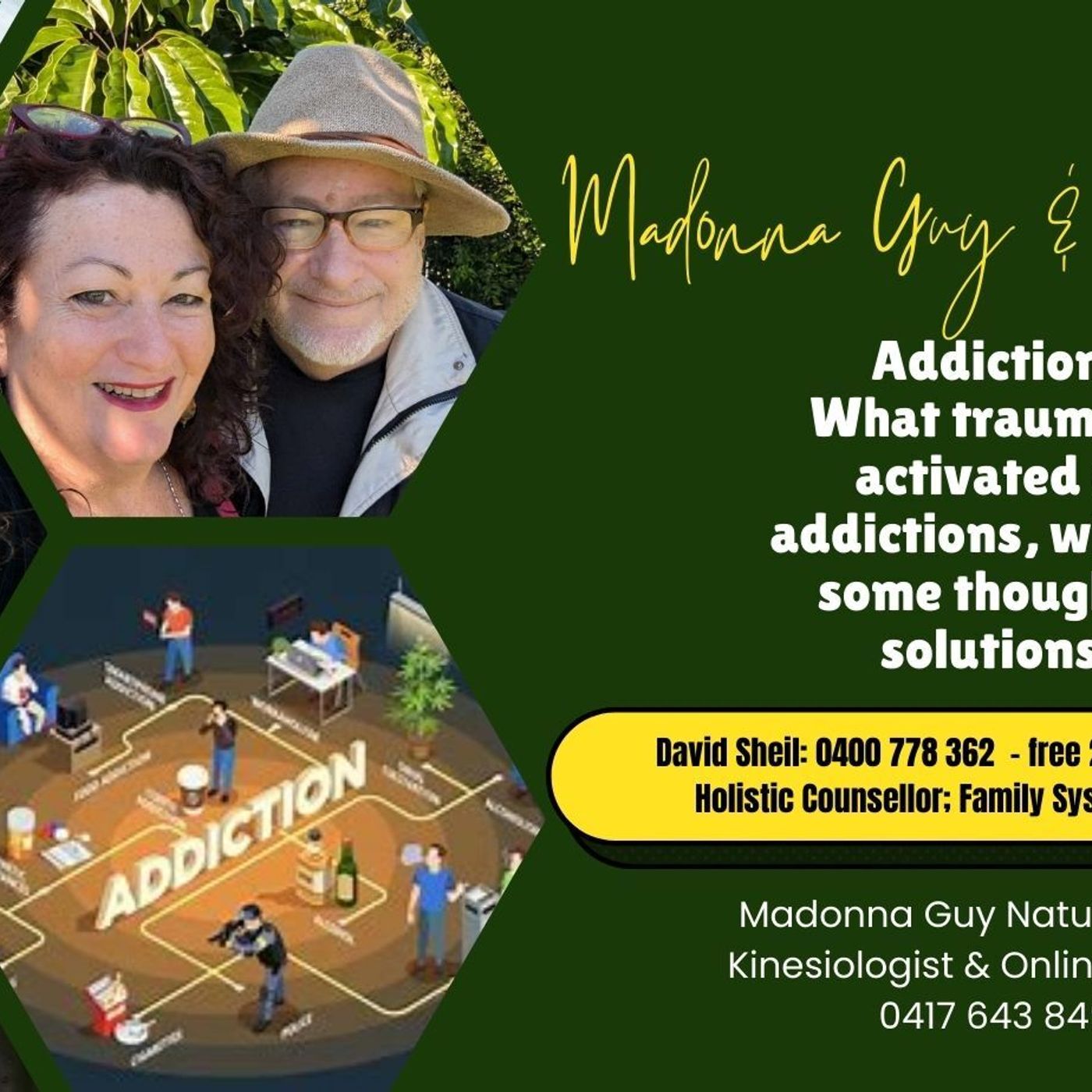 Let's Talk Addictions!  What is UNDERNEATH our addictions?  What traumas? Are there solutions??