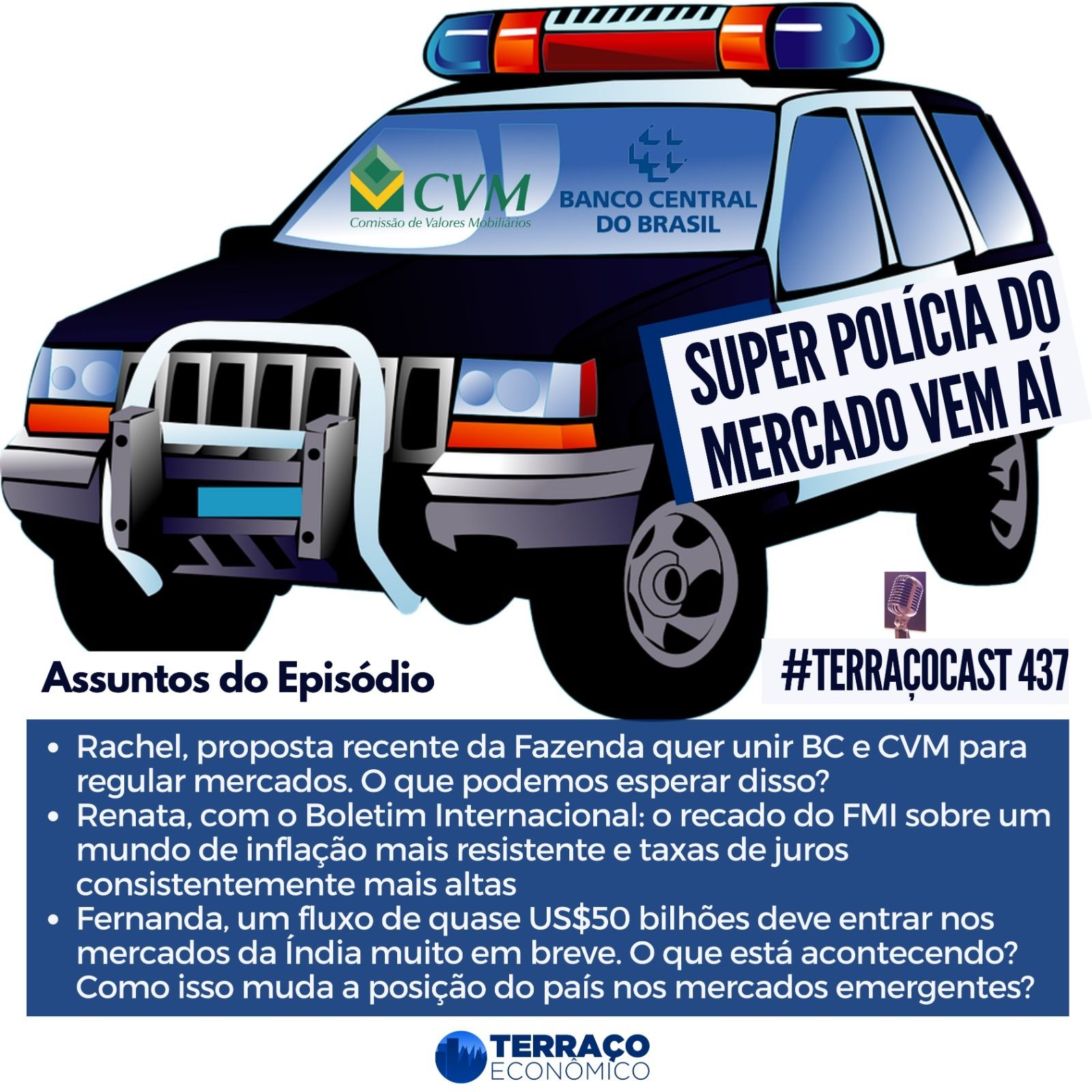 SUPER POLÍCIA DO MERCADO VEM AÍ no TerraçoCast #437 episode artwork