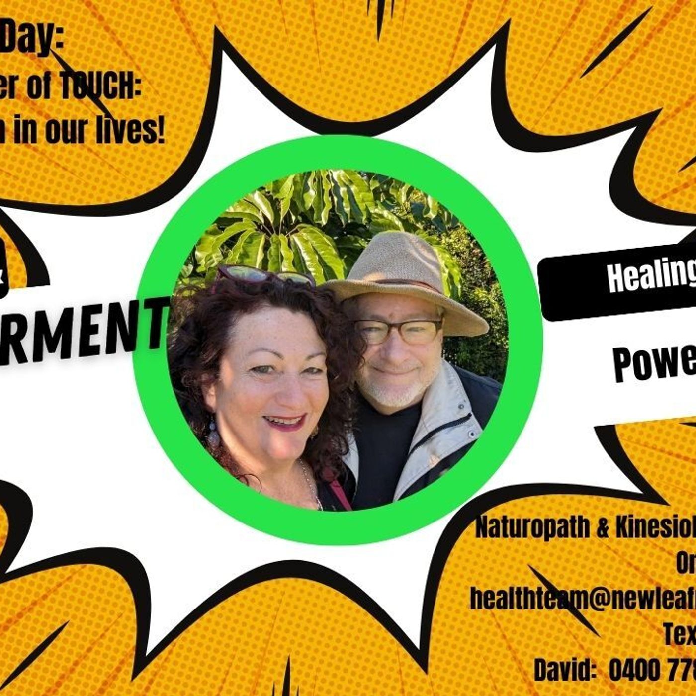 Tip of the Day - the power of healing touch, the pressure on Mum's, self-touch is powerful!