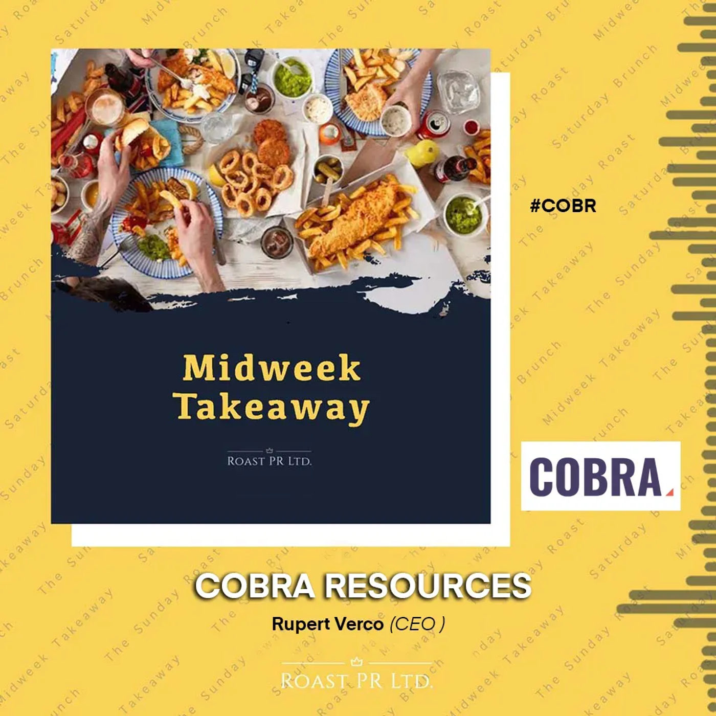 S9 Ep31: Midweek Takeaway with Rupert Verco, CEO of Cobra Resources (LSE:COBR) #COBR