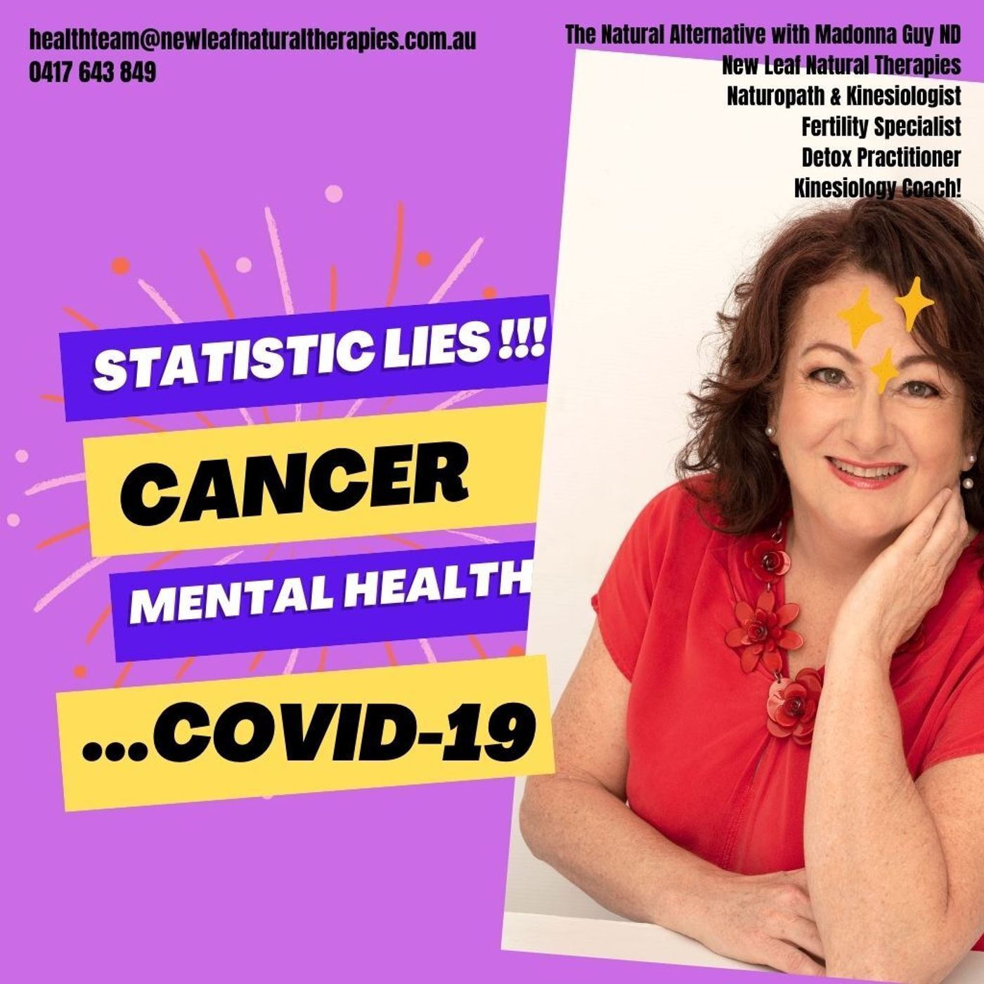 Lies, lies & damn lies!  Aussie health stats lies - cancer, covid, mental health & vaccine damage!
