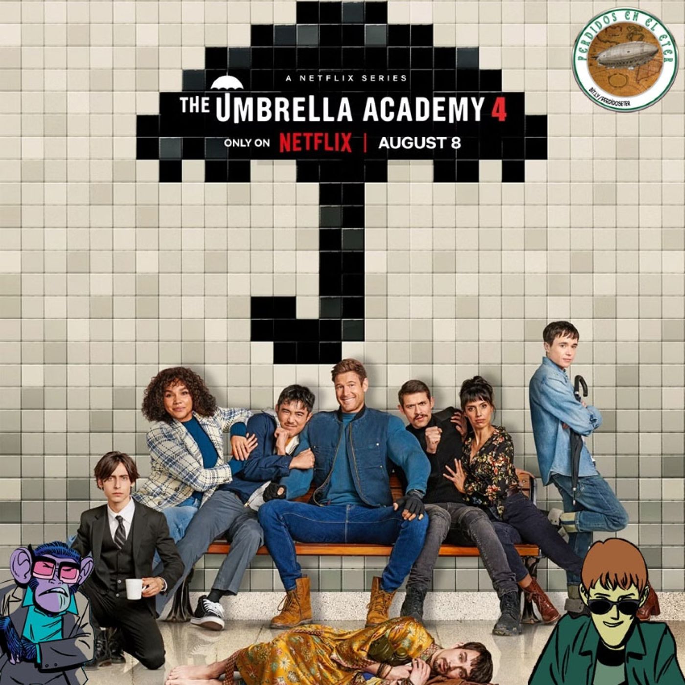 S22 Ep593: Perdidos En El Éter #593 - The Umbrella Academy (TV - Temporada 4) / You Look Like Death (Comics) episode artwork