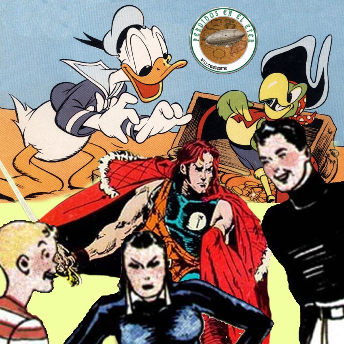 S22 Ep595: Perdidos En El Éter #595 - Comics (De) Piratas (Terry And The Pirates, Donald Duck Finds Pirate Gold, Ironwolf) episode artwork