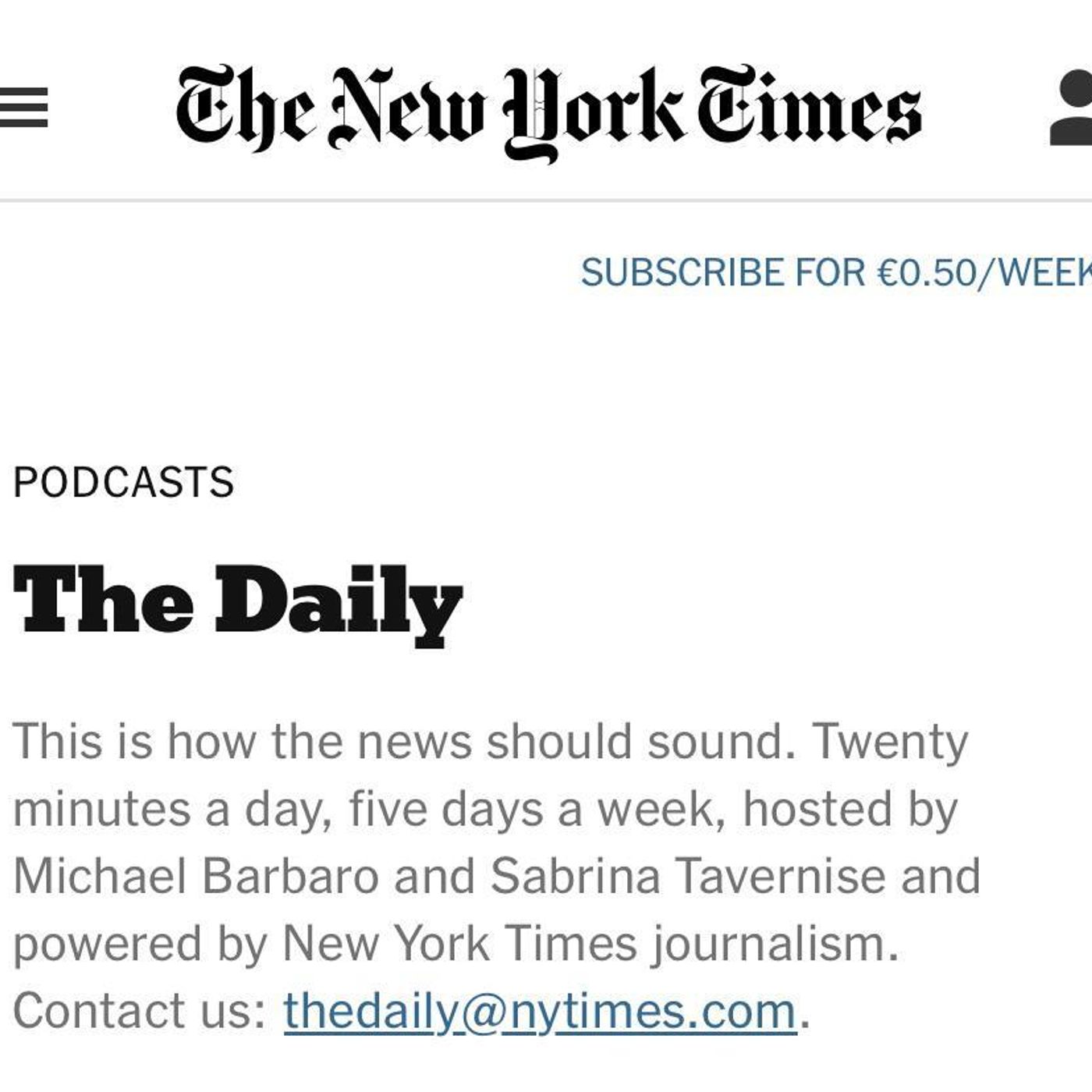 S2024: "THE DAILY". - New York Times podcast on Emigration