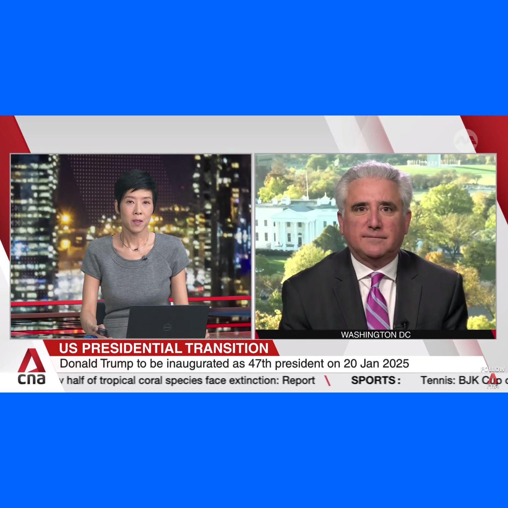 November 11, 2024 - Stage set for Biden/Trump meeting at White House