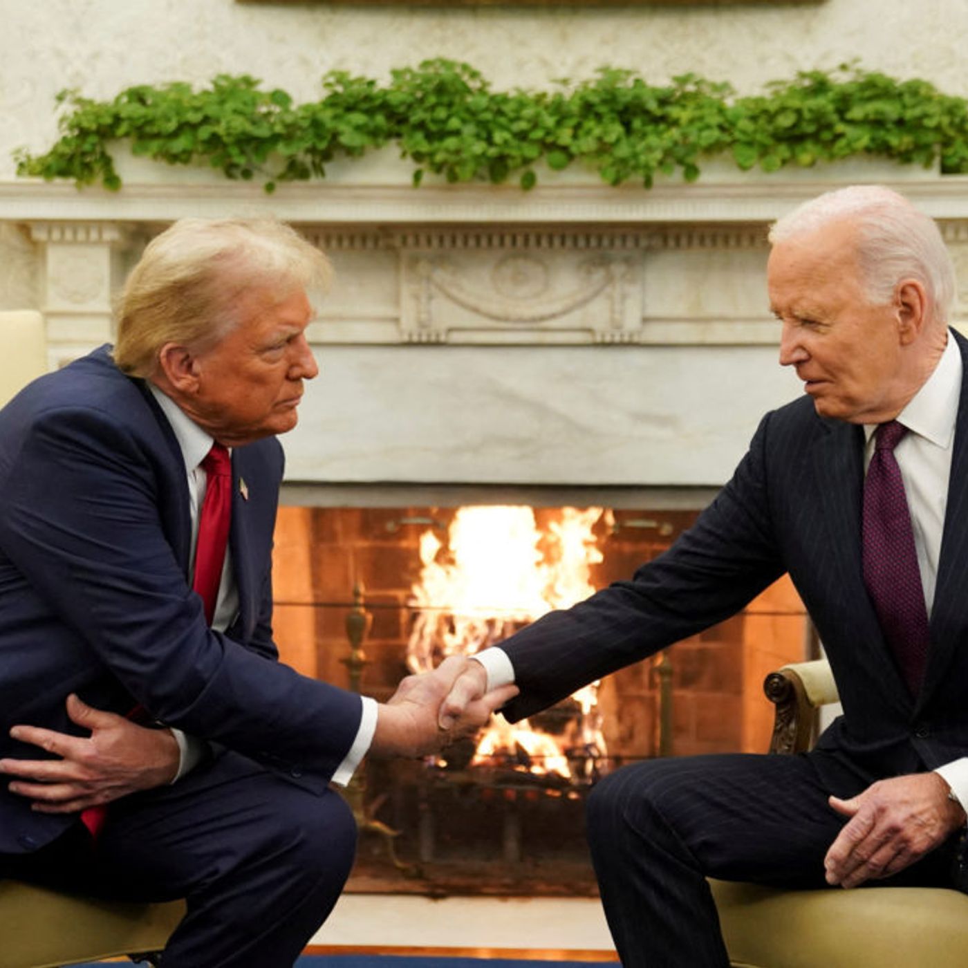 November 13, 2024 - Trump meets Biden at White House