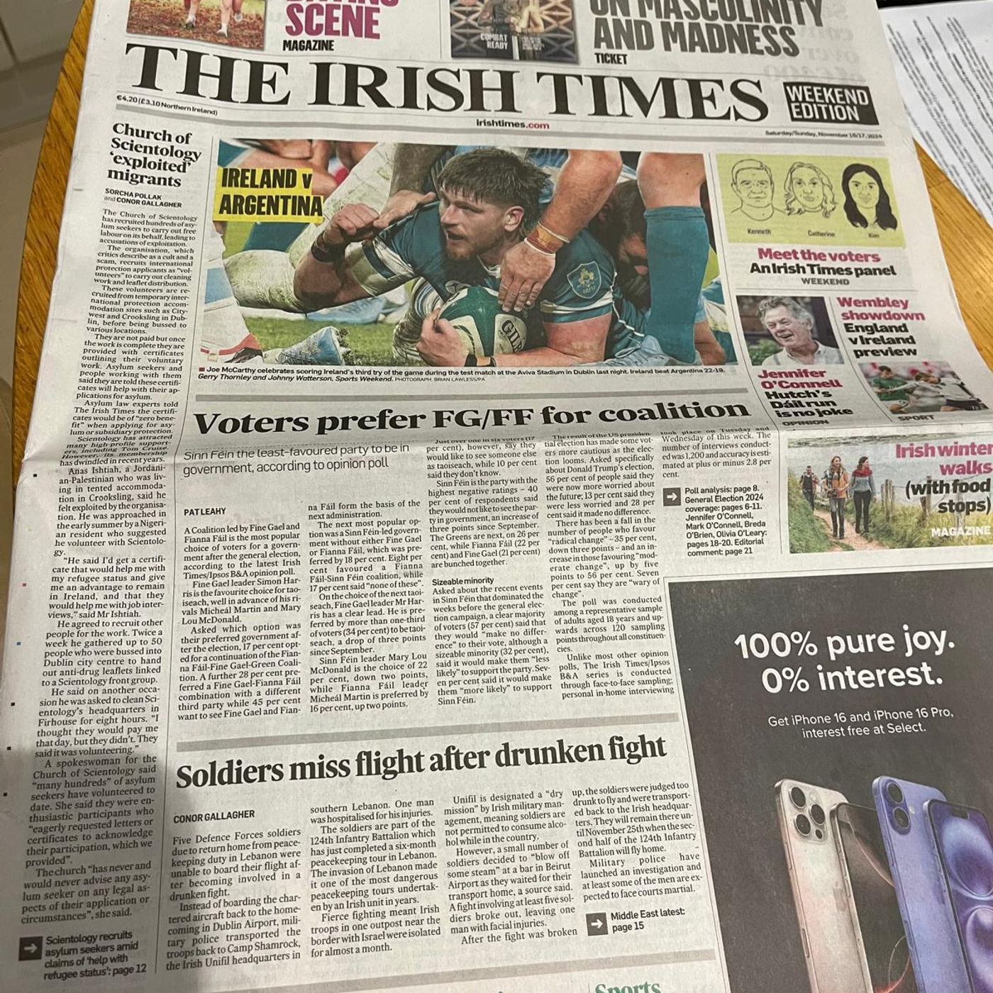 S202411 Ep16: Paul O'Mahony's. "NEWS FROM IRELAND" - #irishtimes #napodpomo