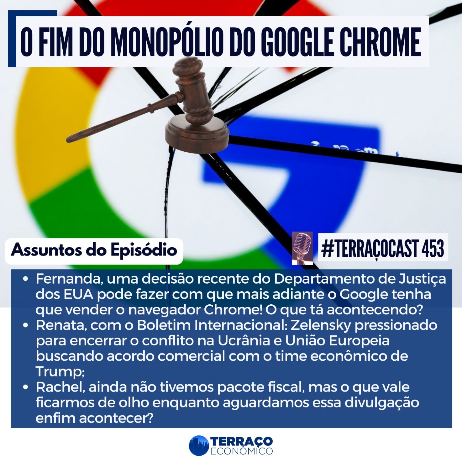 O FIM DO MONOPÓLIO DO GOOGLE CHROME no TerraçoCast #453 episode artwork