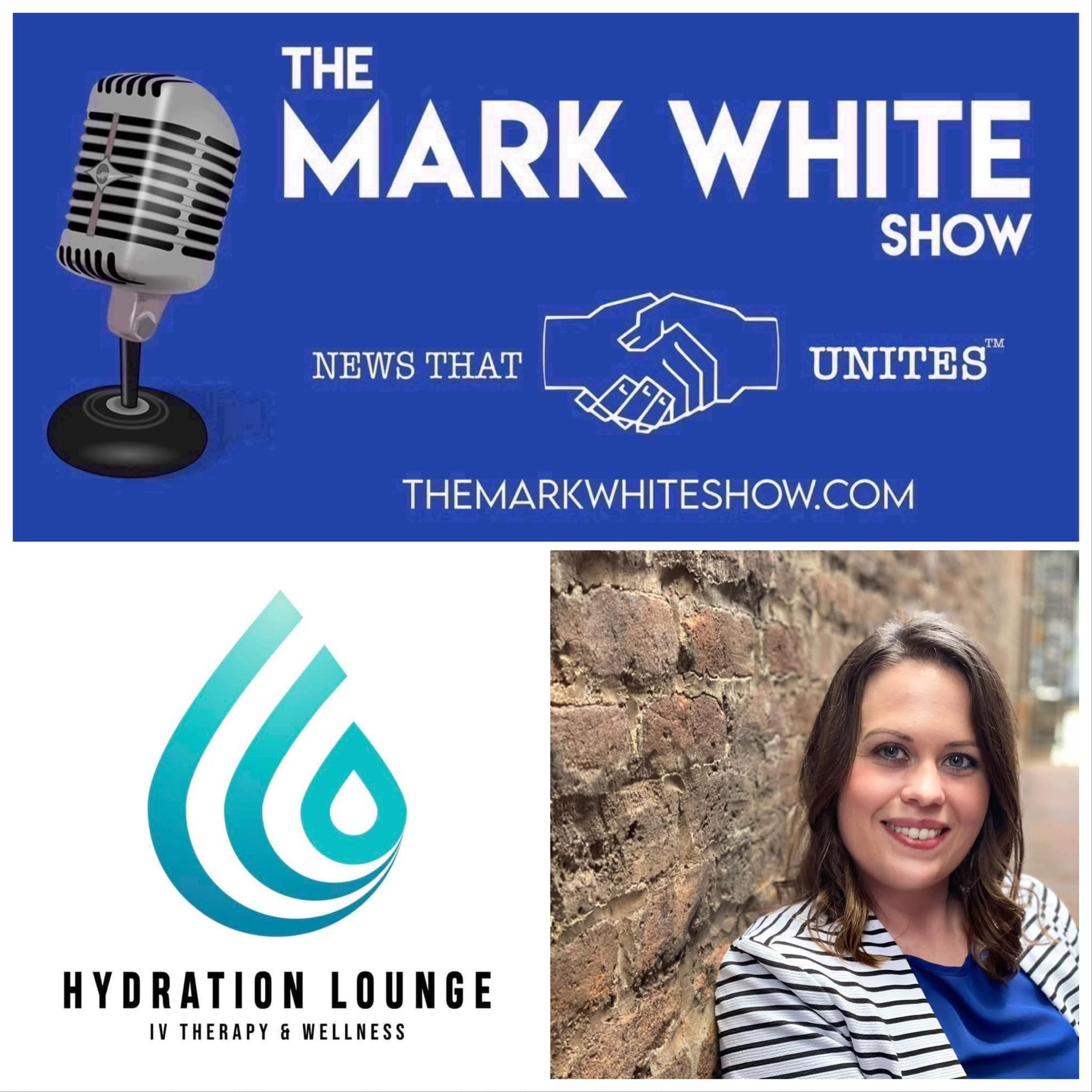 Nurse Practitioner Breanna Brandon with Hydration Lounge