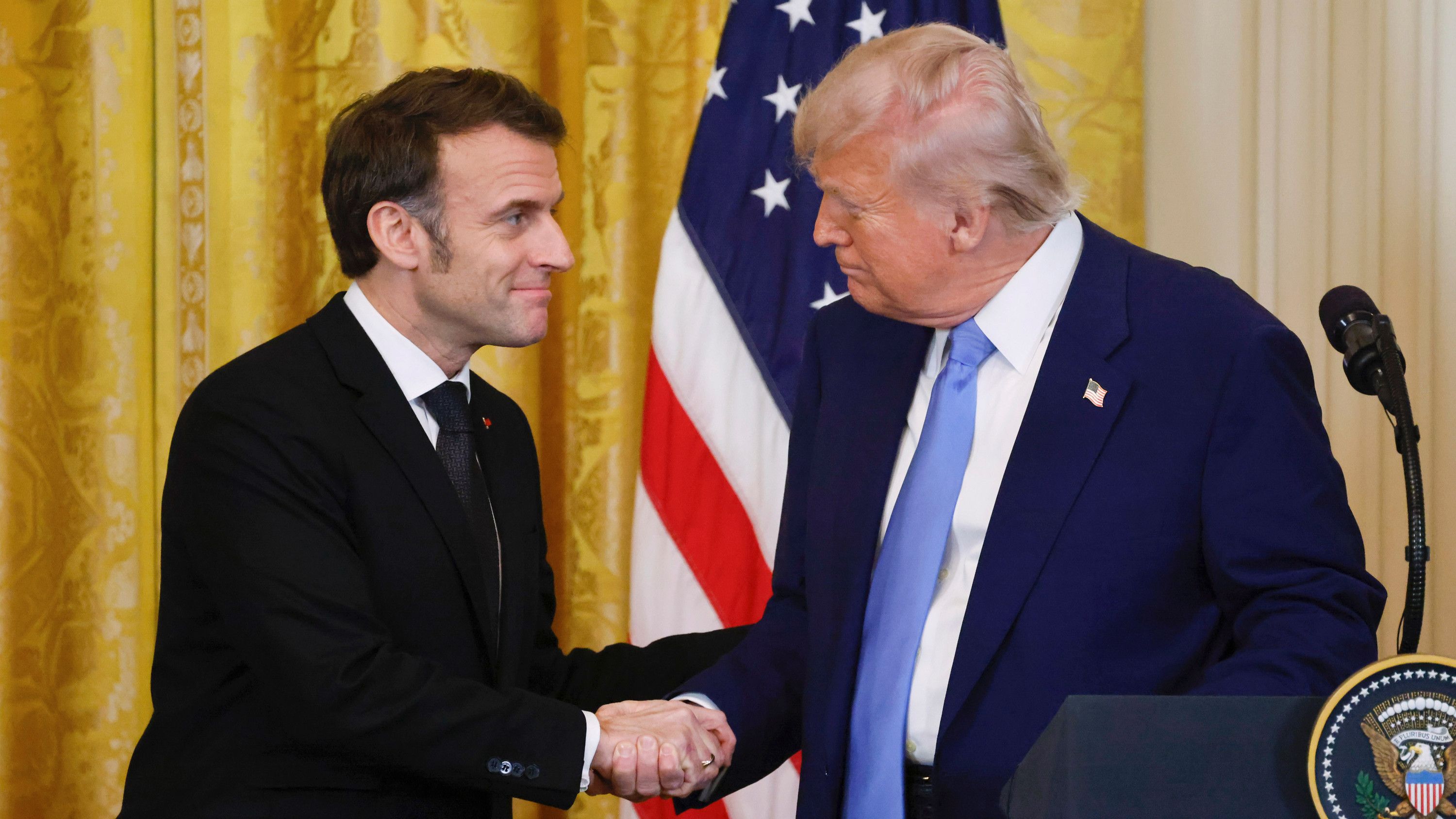 February 25, 2025 - Macron flatters, cajoles and engages Trump, laying groundwork for Starmer