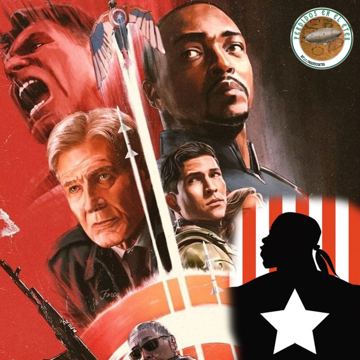 S23 Ep611: Perdidos En El Éter #611 - Captain America: Brave New World (cine) / Truth: Red, White & Black (comics) episode artwork