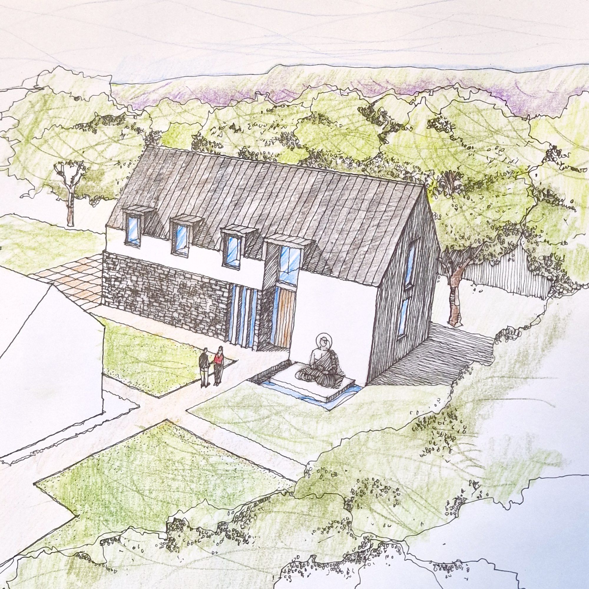 454: A Mythic Retreat Centre for Ireland: Shubha Vihara, The Place of Beauty