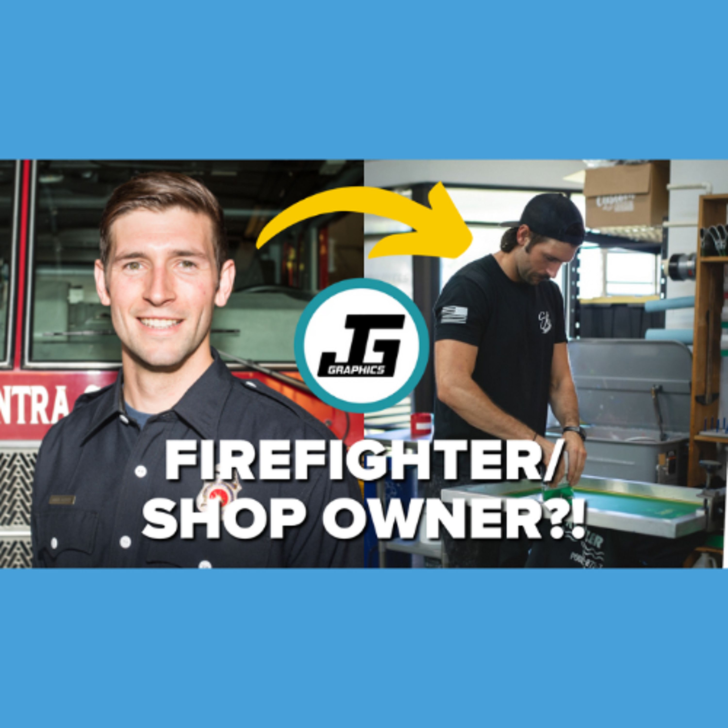 How a Full-Time Firefighter Runs a $1.5M Print Shop | Jared Gavard of JG Graphics Episode cover