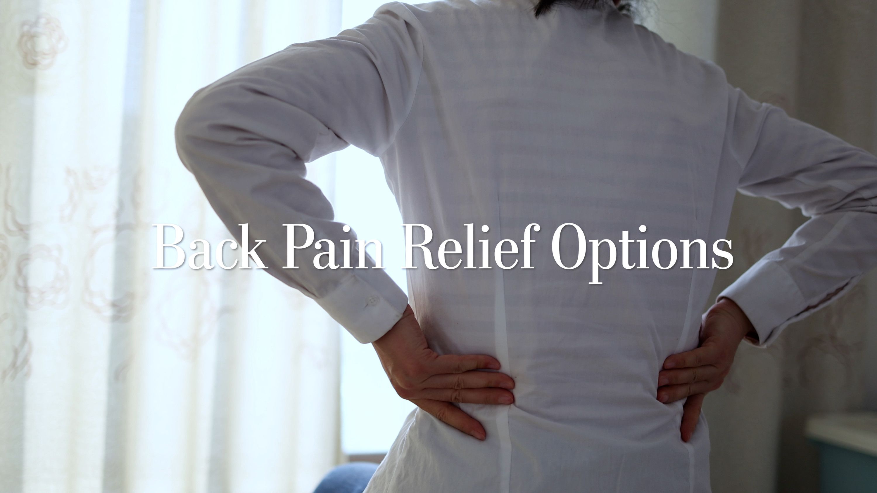 292: New Data on Back Pain Relief Options