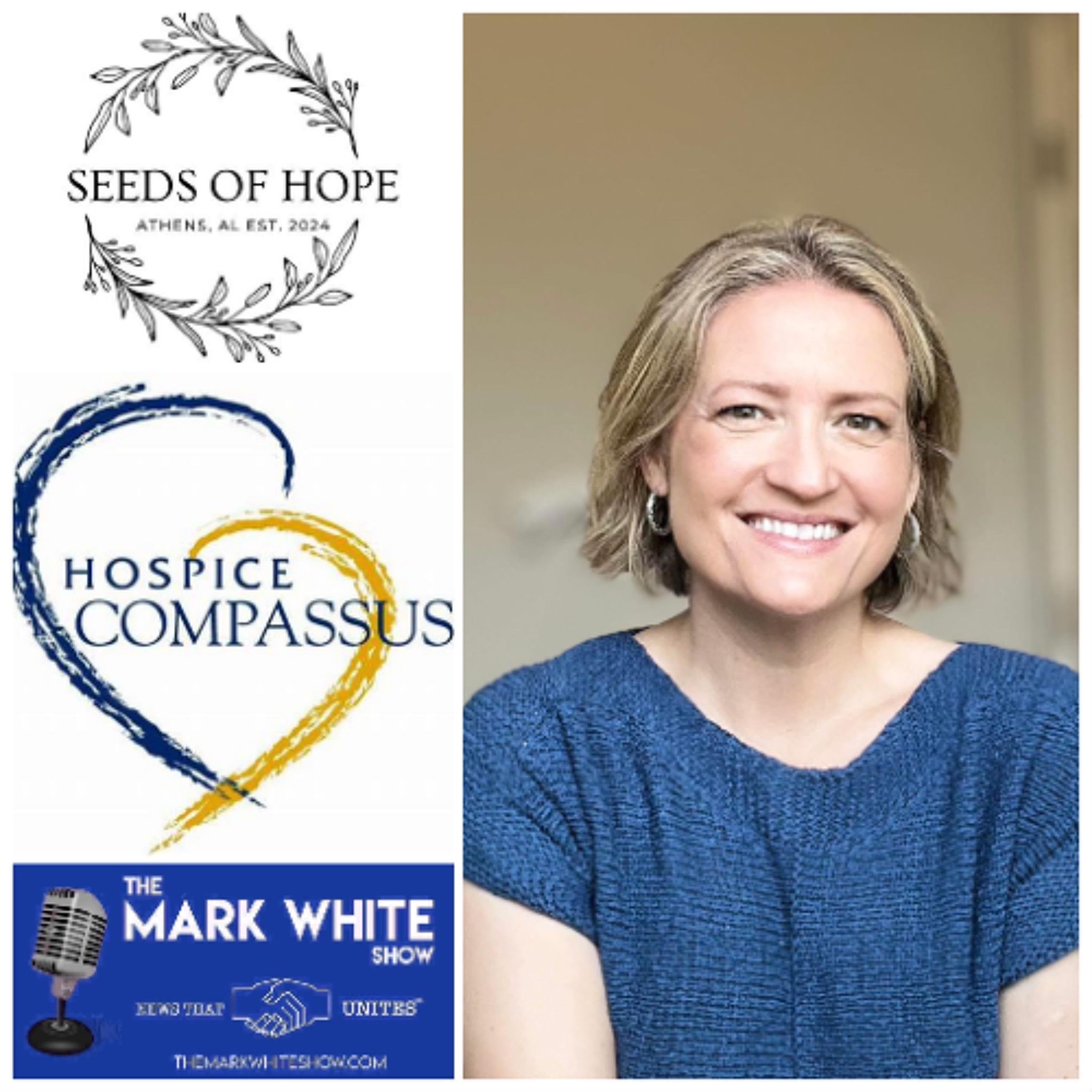 Sarah Lazenby with Hospice Compassus & Amanda Moore with Seeds of Hope