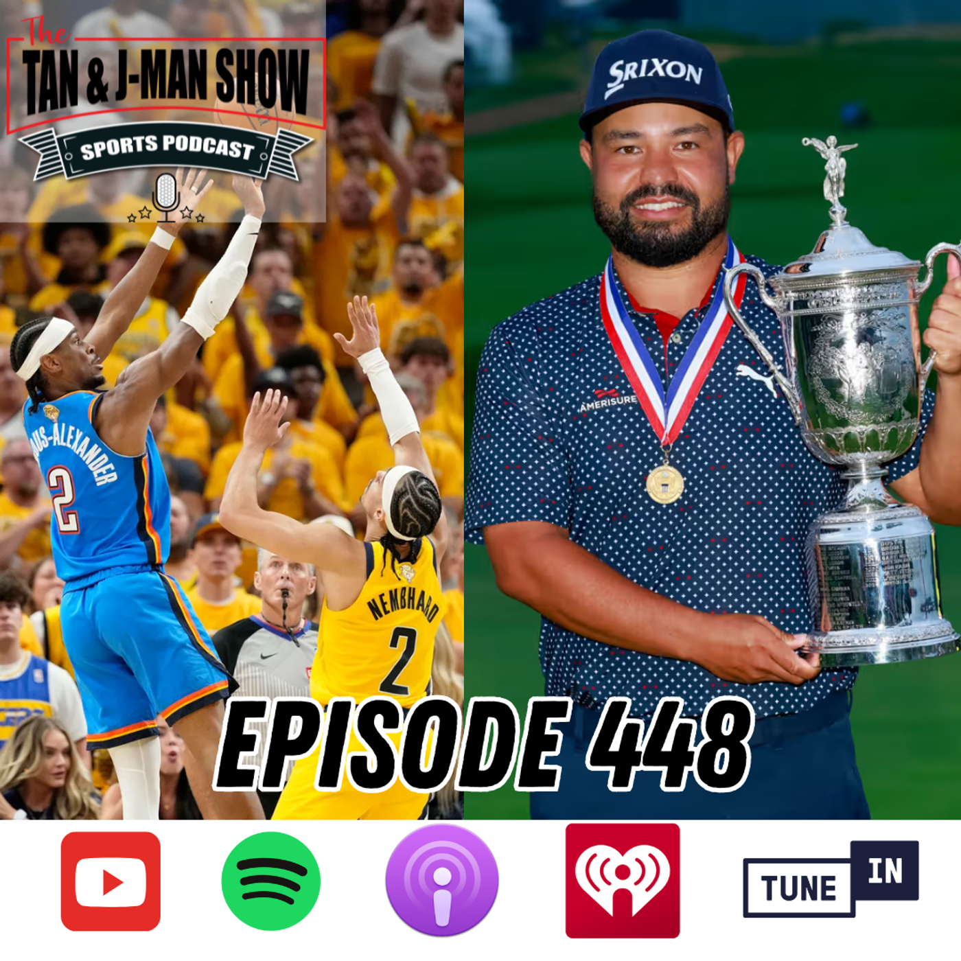 S9 Ep448: Can The Pacers Still Win The NBA Finals? | JJ Spaun Wins The US Open | Rafael Devers Gets Traded episode artwork