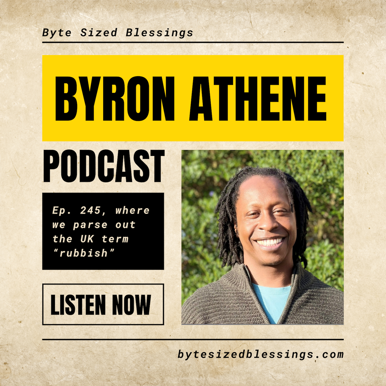 S22 Ep255: Interview: Byron Athene ~ Sometimes Taking the Wrong Train Can Lead to Magic!
