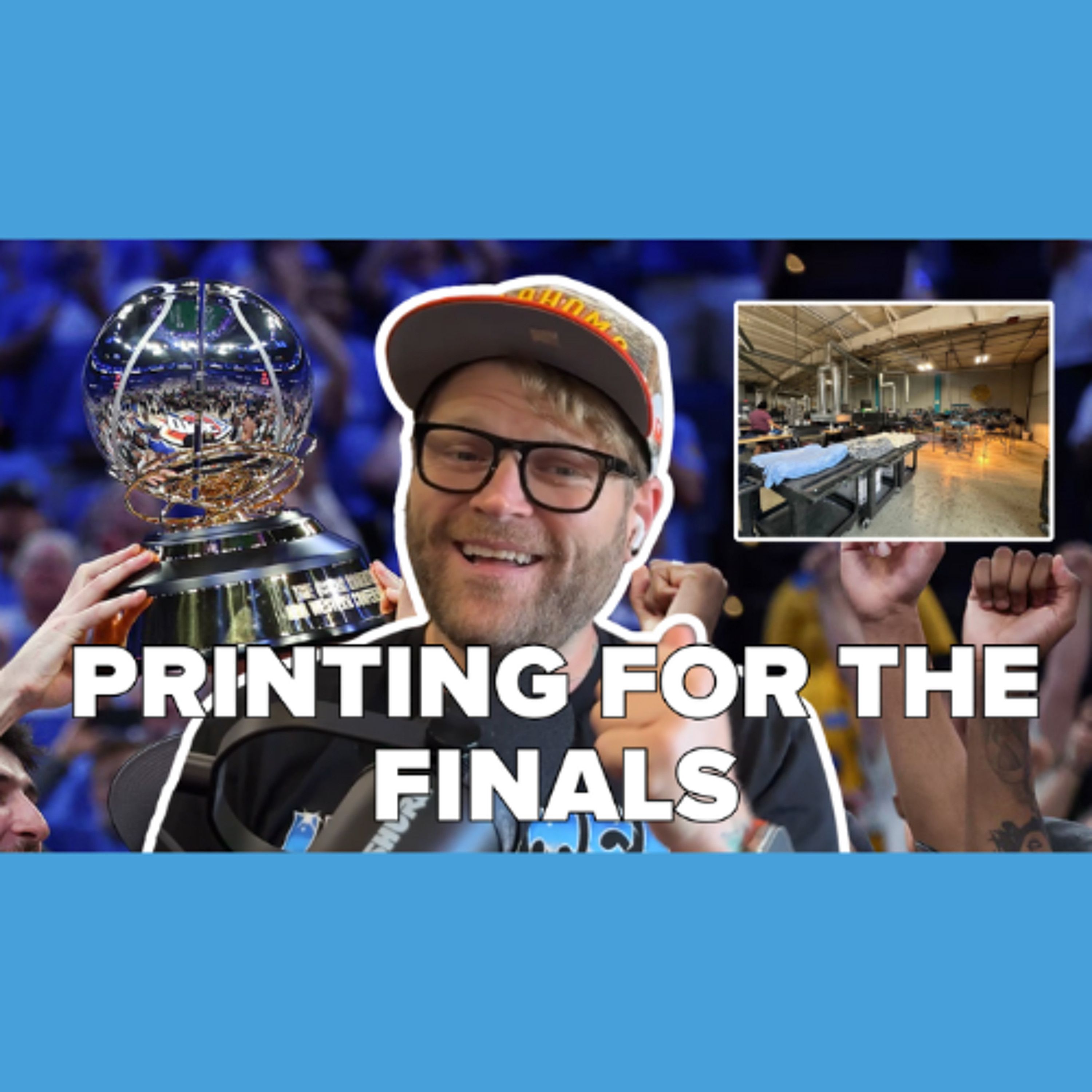 Printing for the Thunder Finals | How Oklahoma Shirt Co. Scaled With Heart