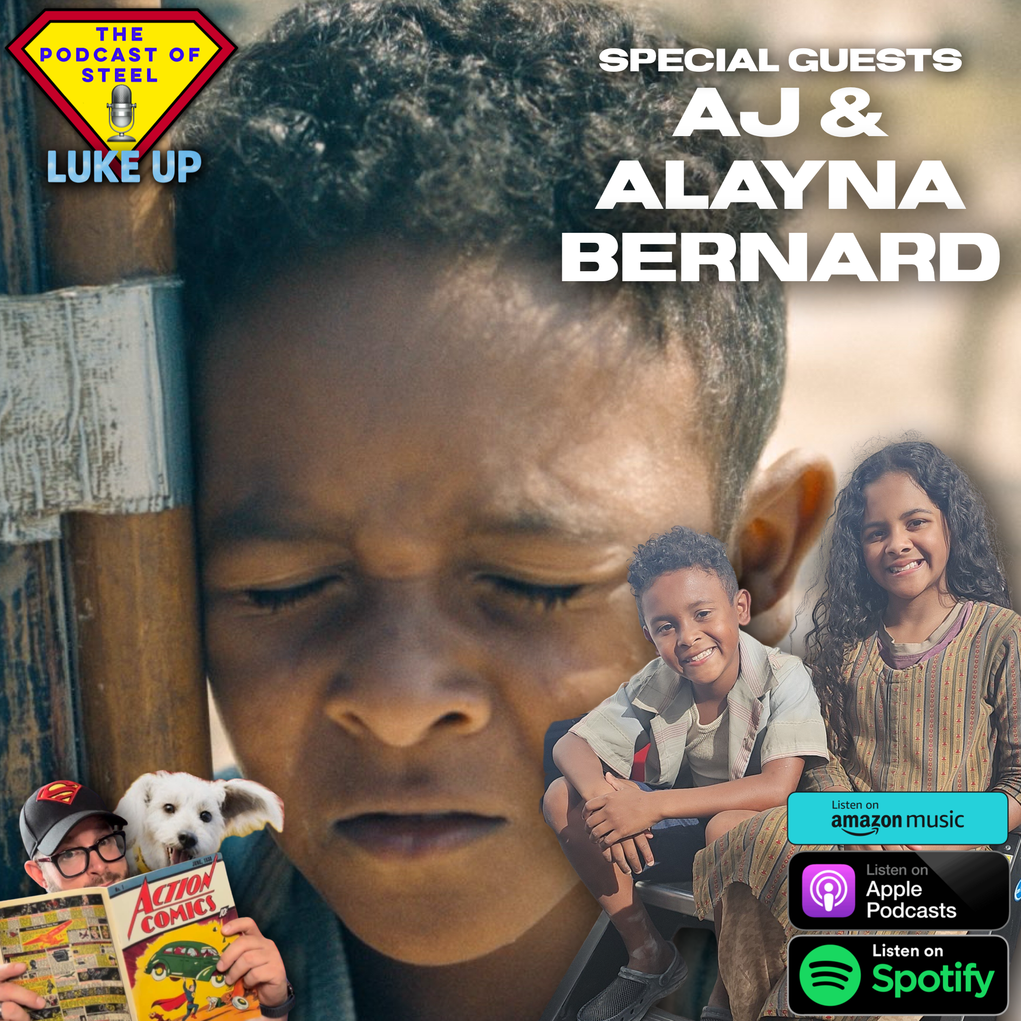 Luke Up With Superman Stars AJ and Alayna Bernard
