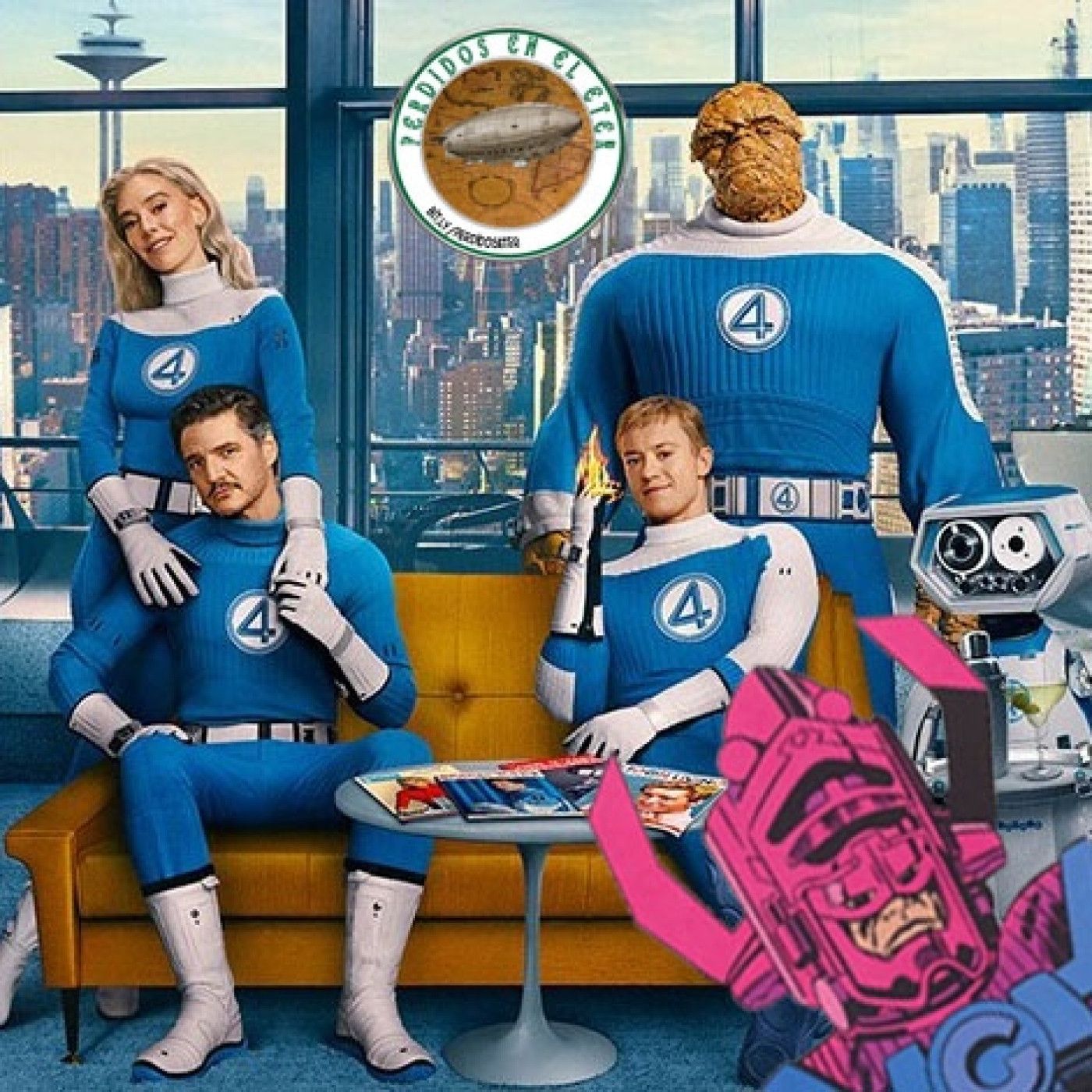 S23 Ep633: Perdidos En El Éter #633 - The Fantastic Four: First Steps (Cine) / Fantastic Four: The Galactus Trilogy (Comics)