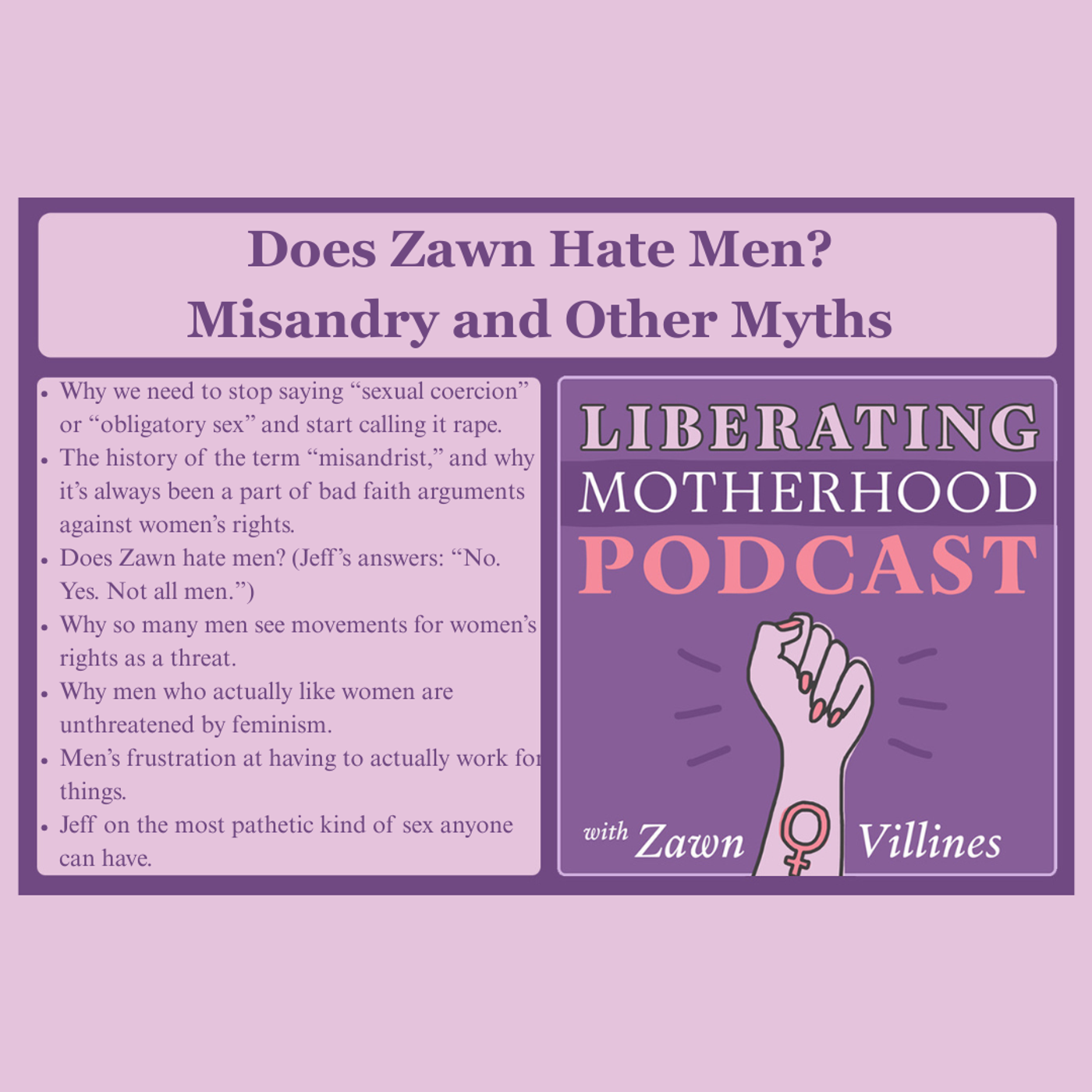 S2 Ep12: Does Zawn Hate Men? The Myth of Misandry
