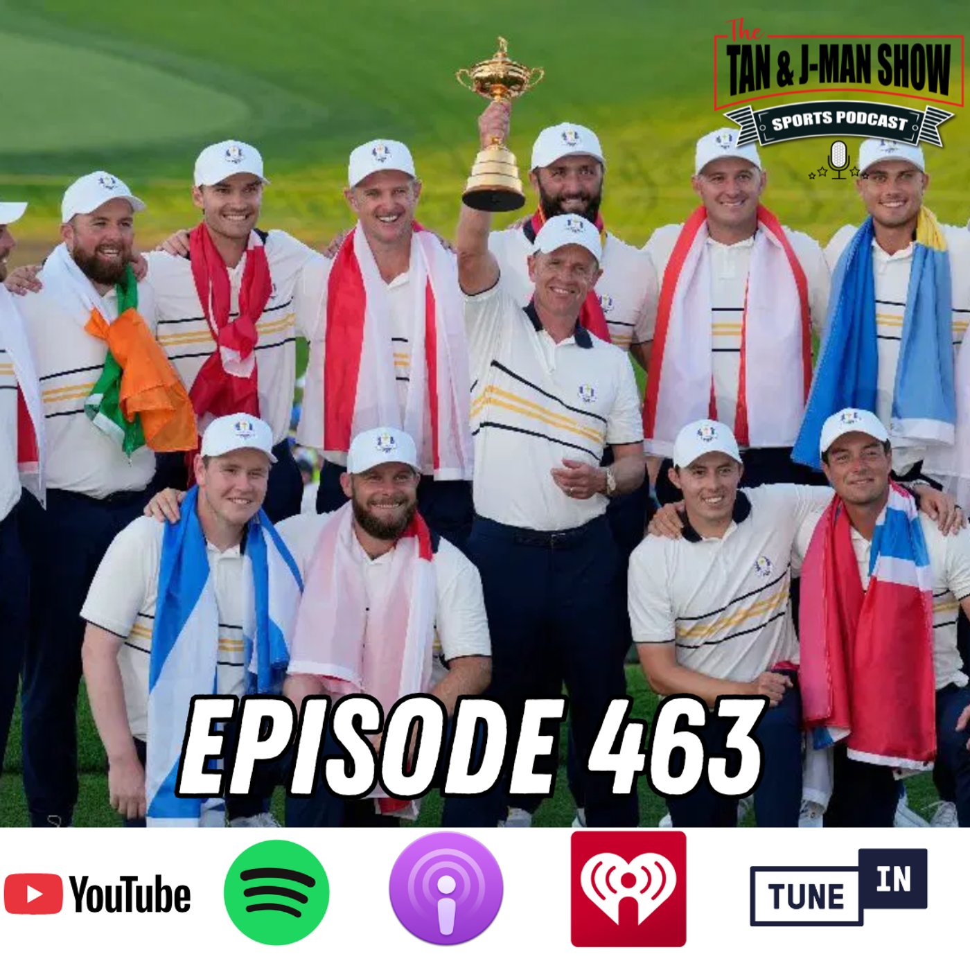 S9 Ep463: Europe Retains The Ryder Cup | MLB Playoffs Are Set | College Football Week 5 and NFL Week 4 Takeaways episode artwork