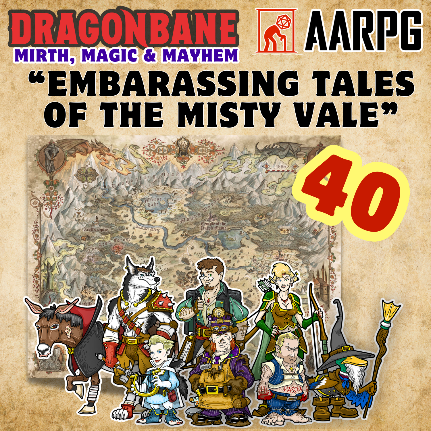 157: Dragonbane EP 40 Embarrassing Tales of the Misty Vale episode artwork