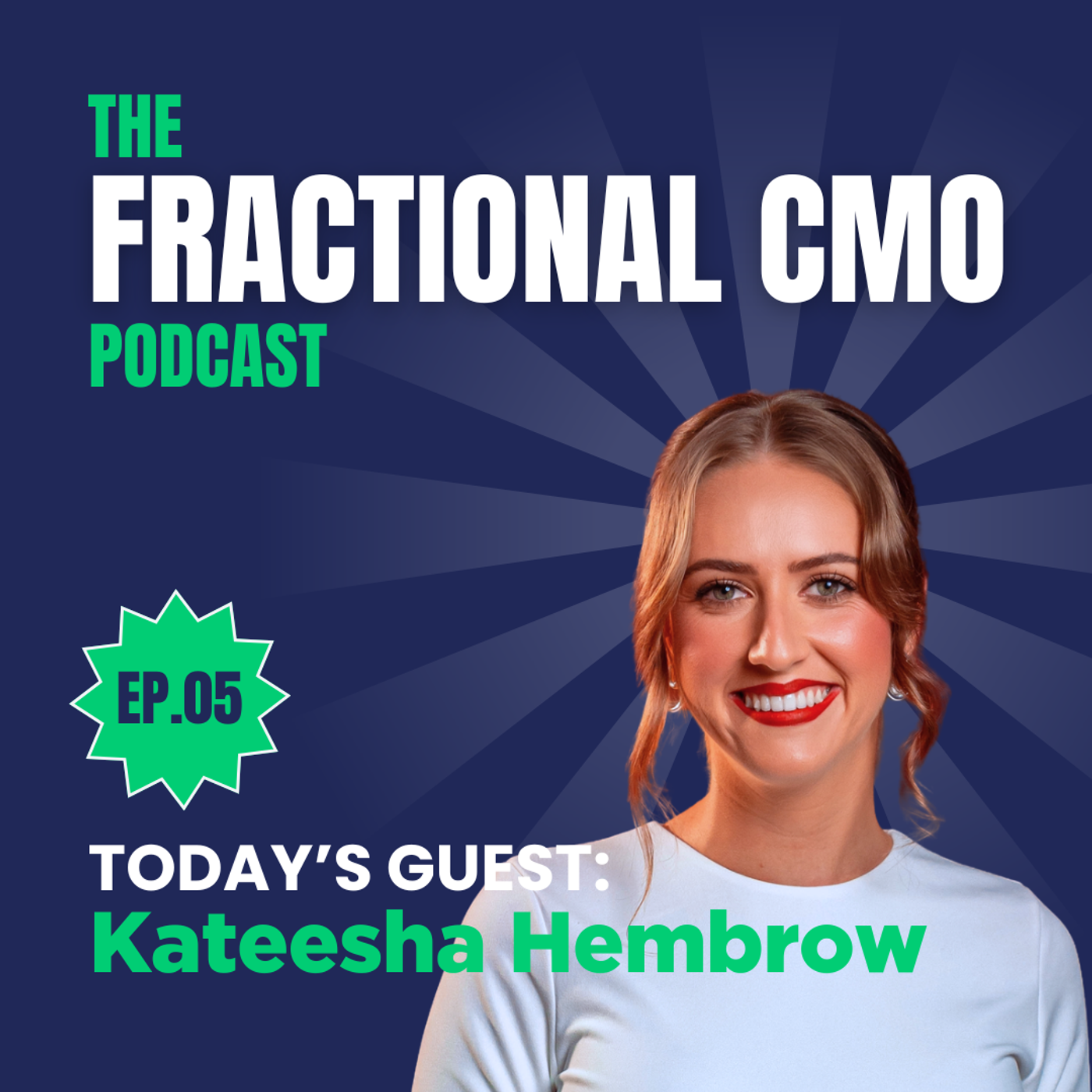 S2 Ep5: Season 2: The Fractional CMO Podcast - Kateesha Hembrow of BeKnown Academy episode artwork
