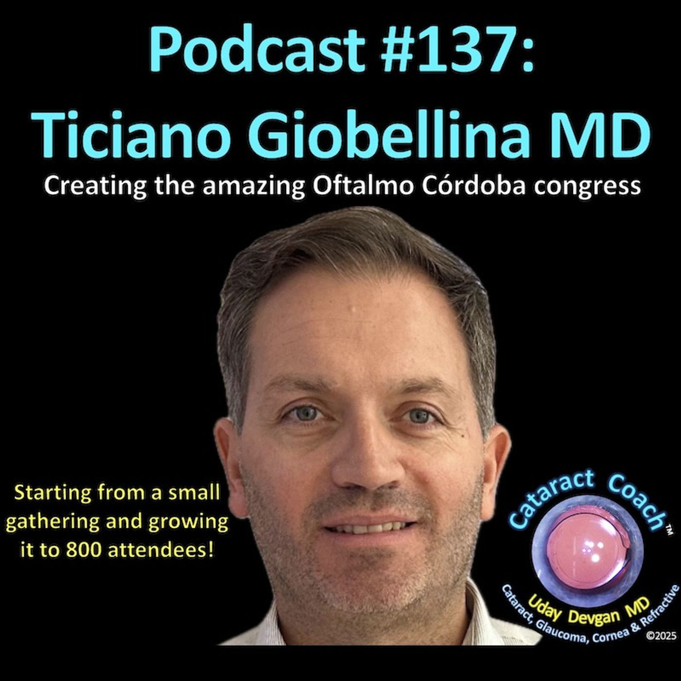 137: CataractCoach Podcast 137: Ticiano Giobellina MD