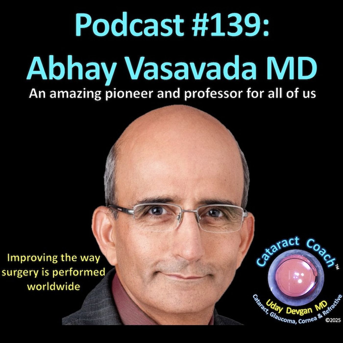 139: CataractCoach Podcast 139: Dr Abhay Vasavada
