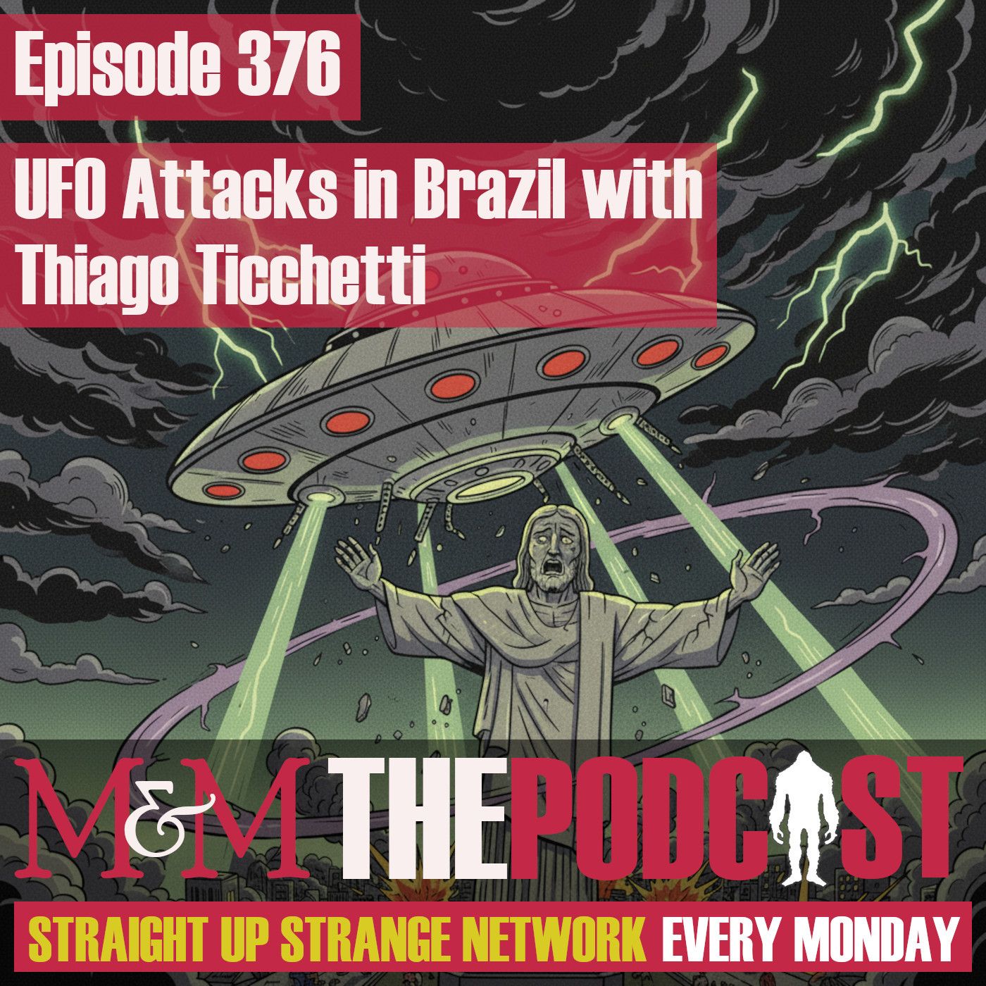 Mysteries and Monsters: Episode 376 UFO Attacks in Brazil with Thiago Ticchetti