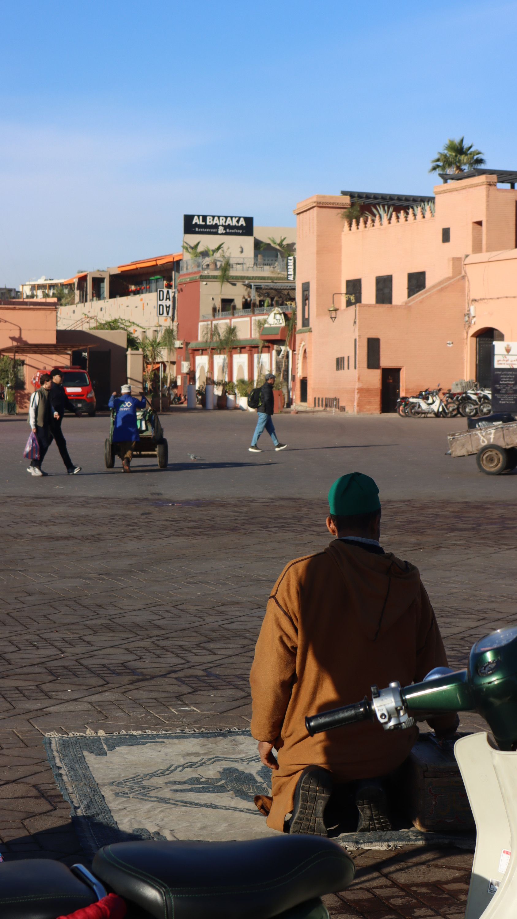 Traditional music in Jemaa el-Fnaa Square