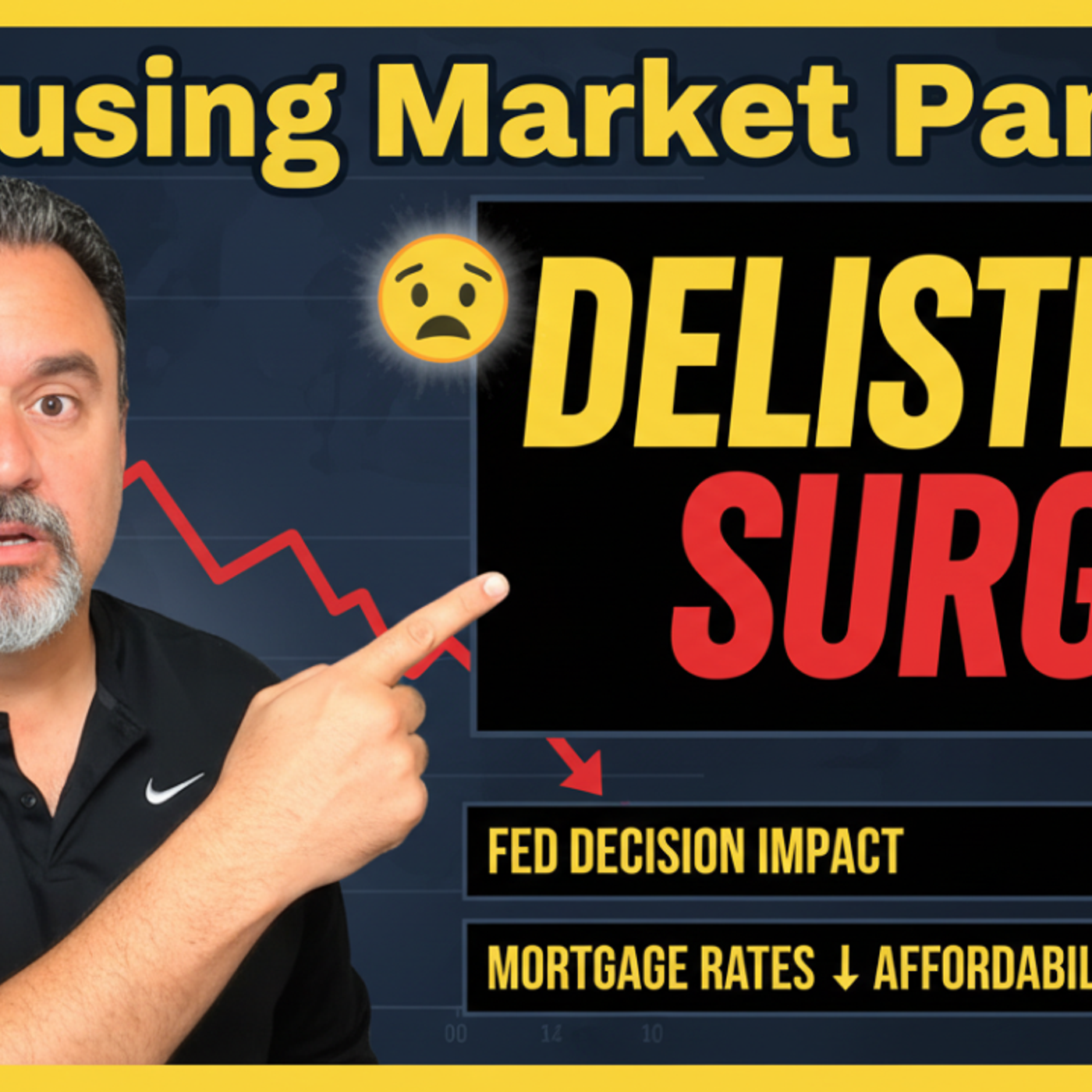 New Housing Market Signal: Delistings Surge to All-Time High
