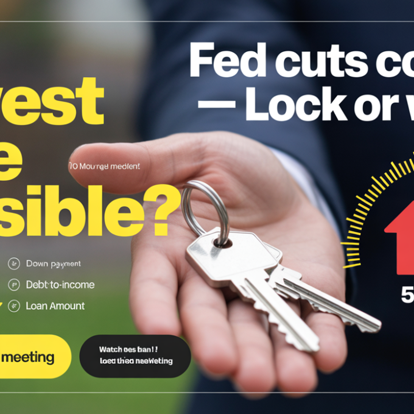 Federal Rate Cuts Coming — Here's Your Mortgage Strategy