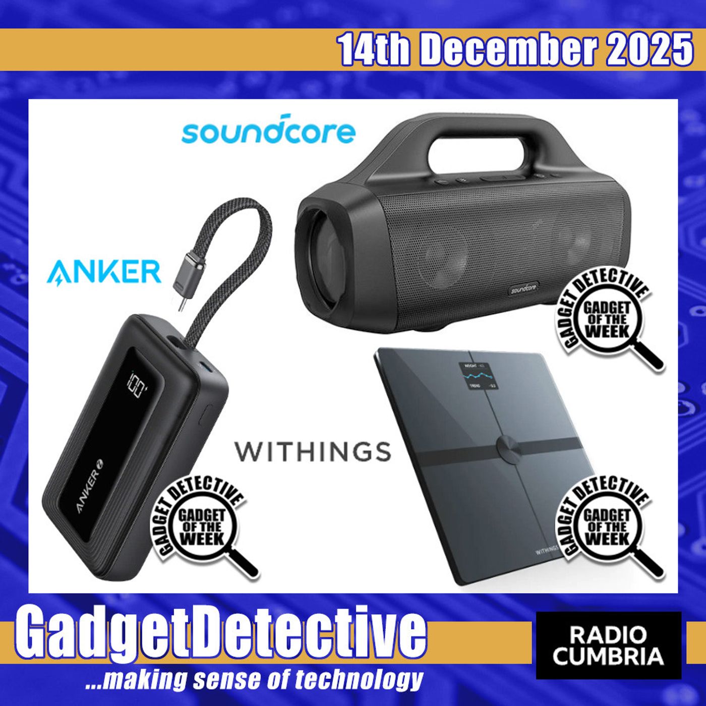 14th December 2025 - 3 Xmas Gadget Picks on BBC Radio Cumbria/Lancashire 14th December 2025 - 3 Xmas Gadget Picks on BBC Radio Cumbria/Lancashire