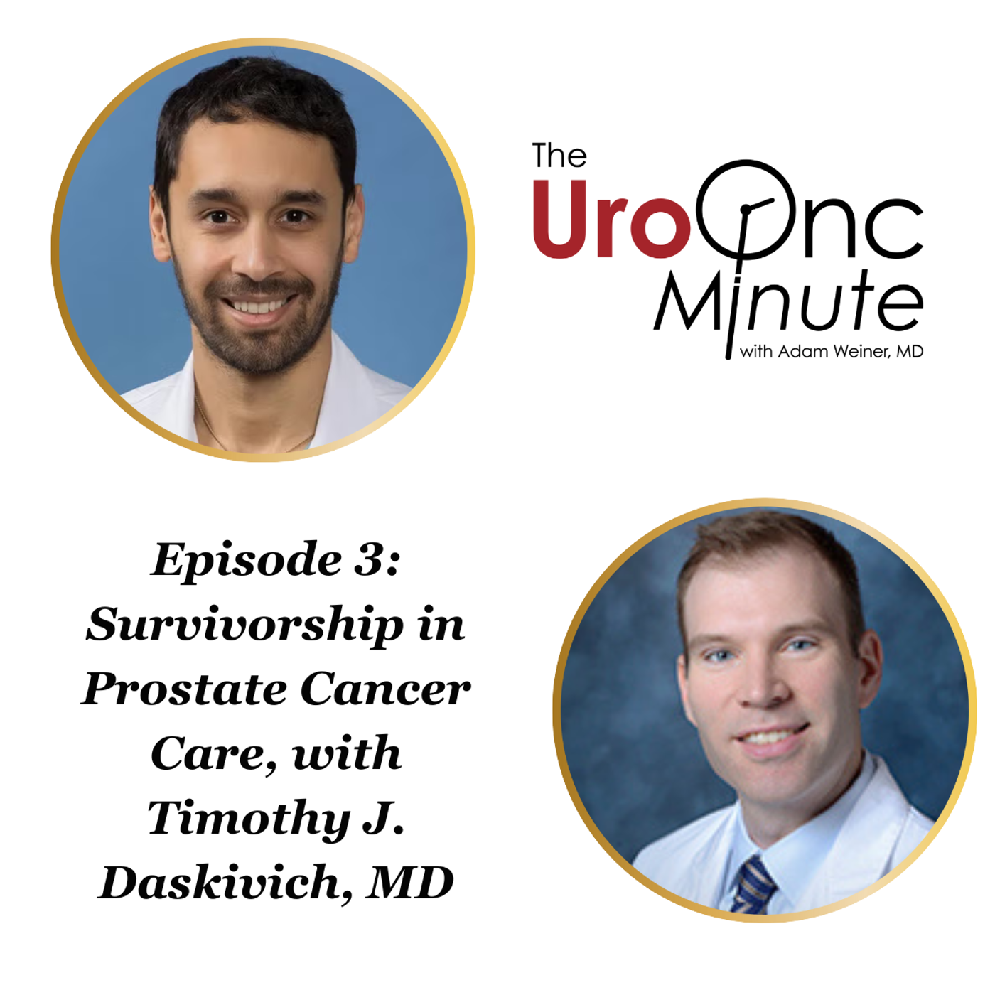 The UroOnc Minute: Survivorship in Prostate Cancer Care, with Timothy J. Daskivich, MD episode artwork