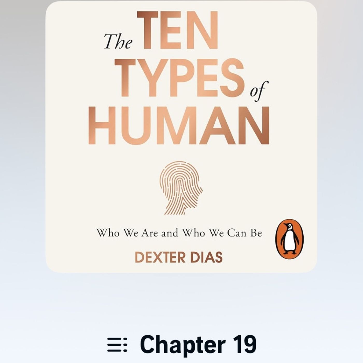 Ten Types of Human - audiobook  #DecPodPoMo  EPISODE 28/31