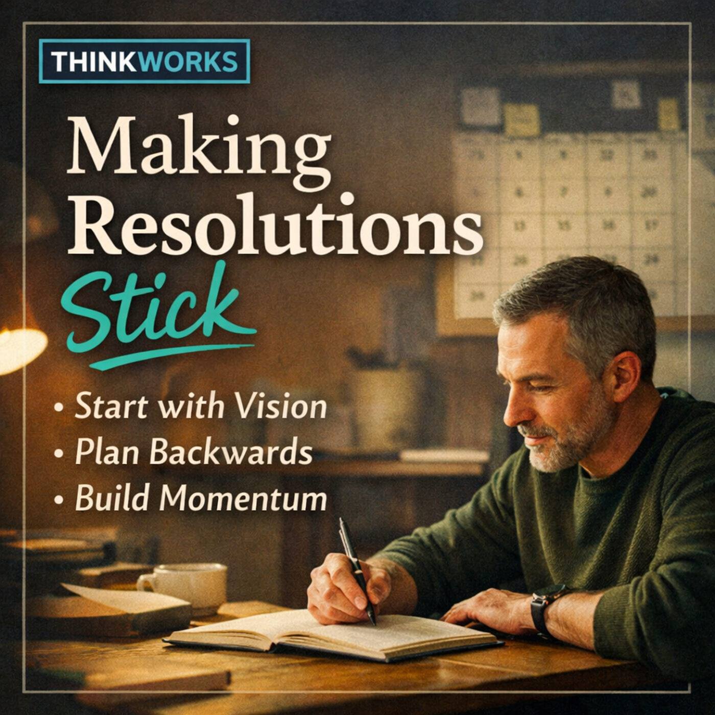 94: ThinkWORKS 94 How To Make Your New Year Resolutions Stick. episode artwork