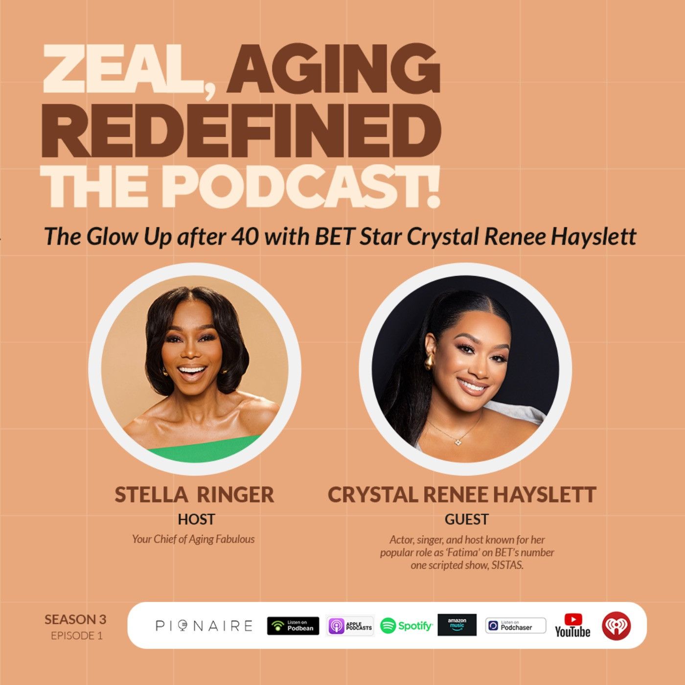 S3 Ep1: The Glow Up After 40 with BET Star Crystal Renee Hayslett
