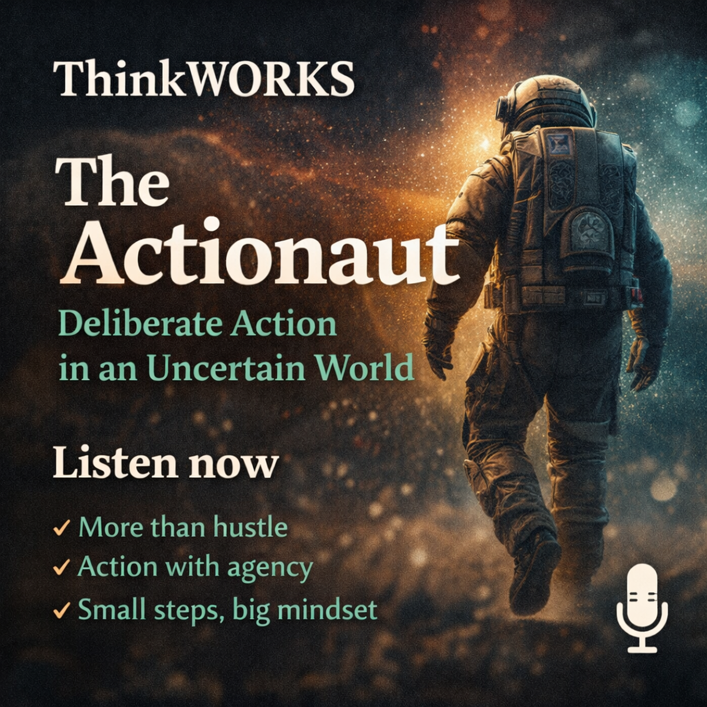 96: ThinkWORKS 96 The Actionaut: Why Action Improves Wellbeing (Not Just Results) episode artwork