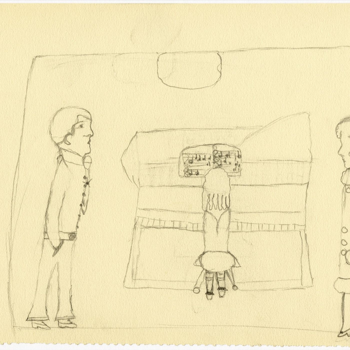 Piano being played