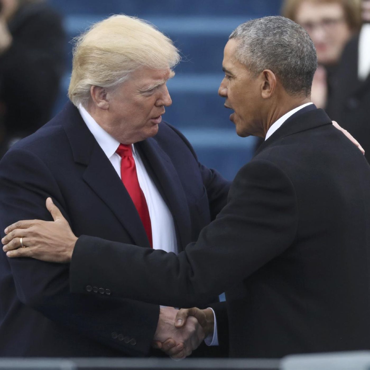 February 7, 2026 - Trump, in third telling of racist social media post, claims he never saw meme of Obamas