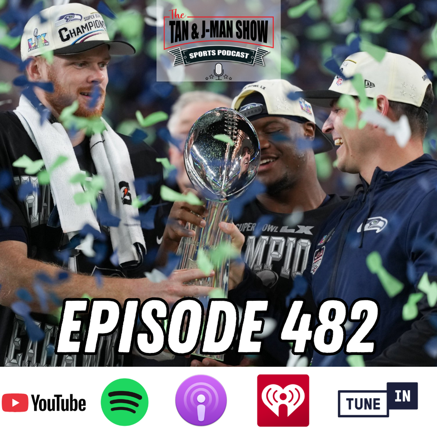 S10 Ep482: Seahawks' Dark Side Defense Wins Super Bowl LX episode artwork