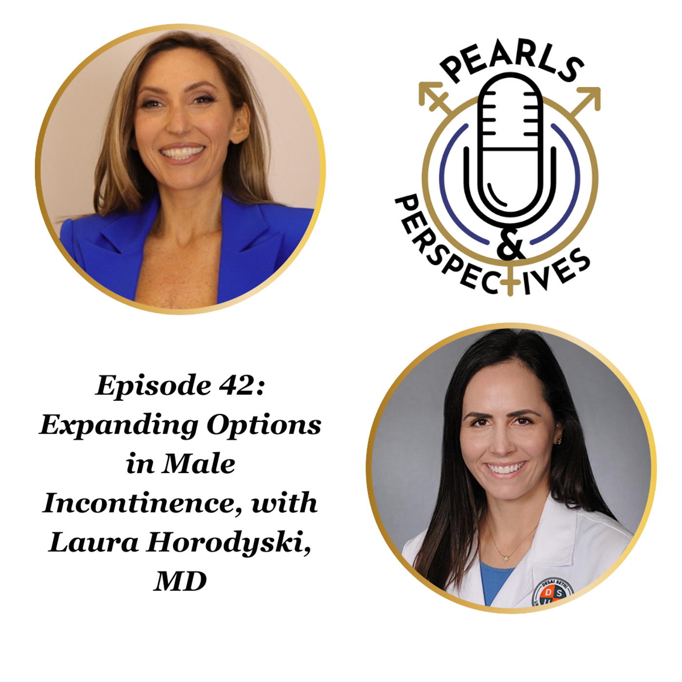 Pearls & Perspectives: Expanding Options in Male Incontinence, with Laura Horodyski, MD episode artwork