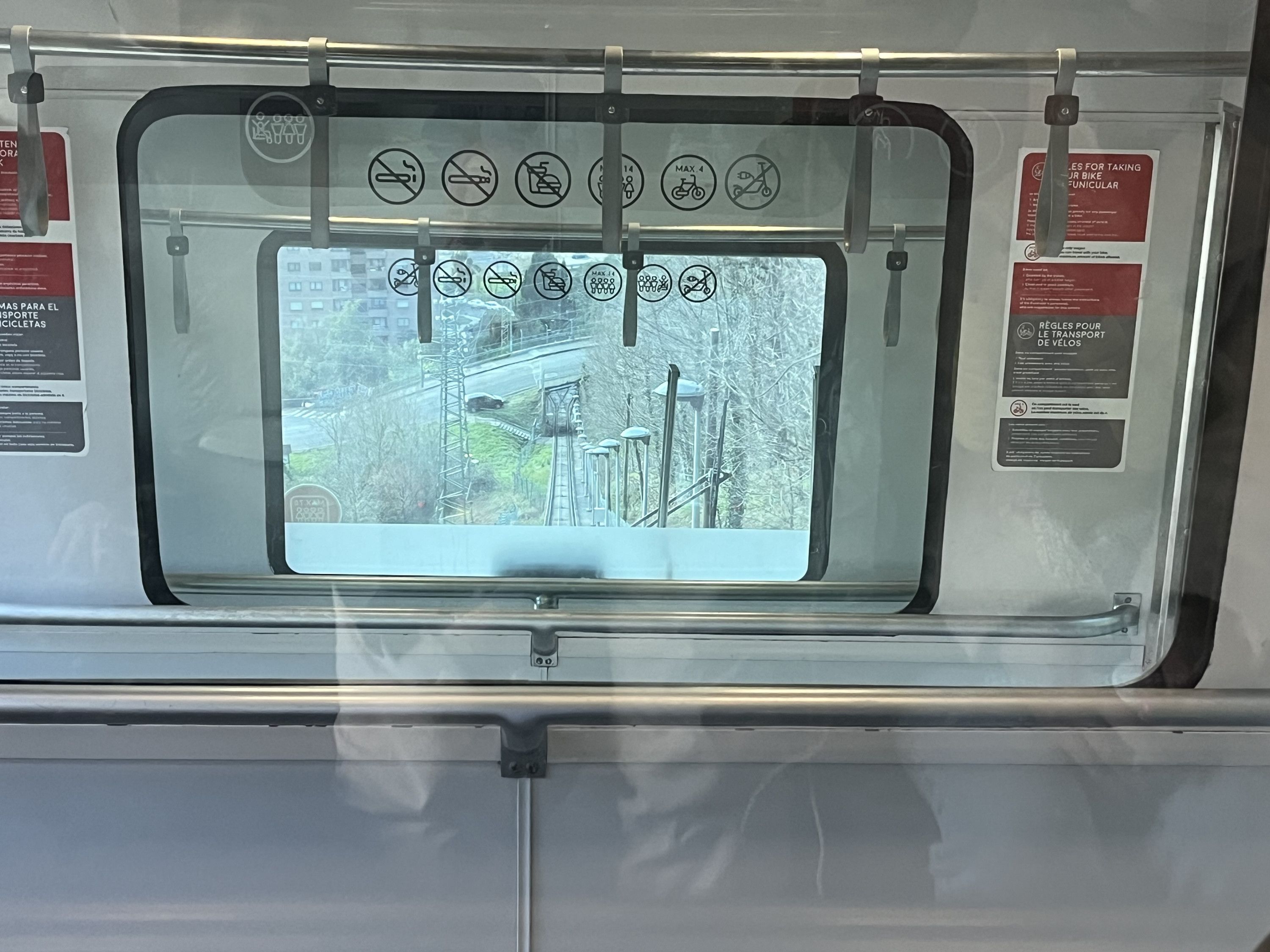 Going up the mountain in a Cablecar ##omaniBilbao #Audio365 35/365